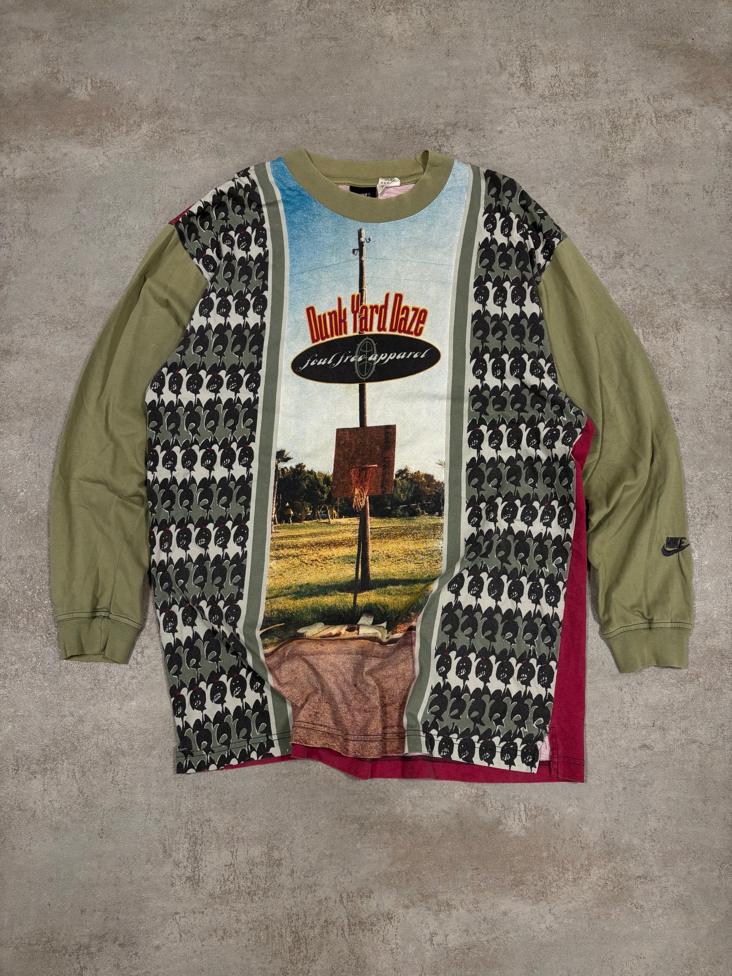 Camiseta Rara Manga Larga Dunk Nike 1994 Vintage - M