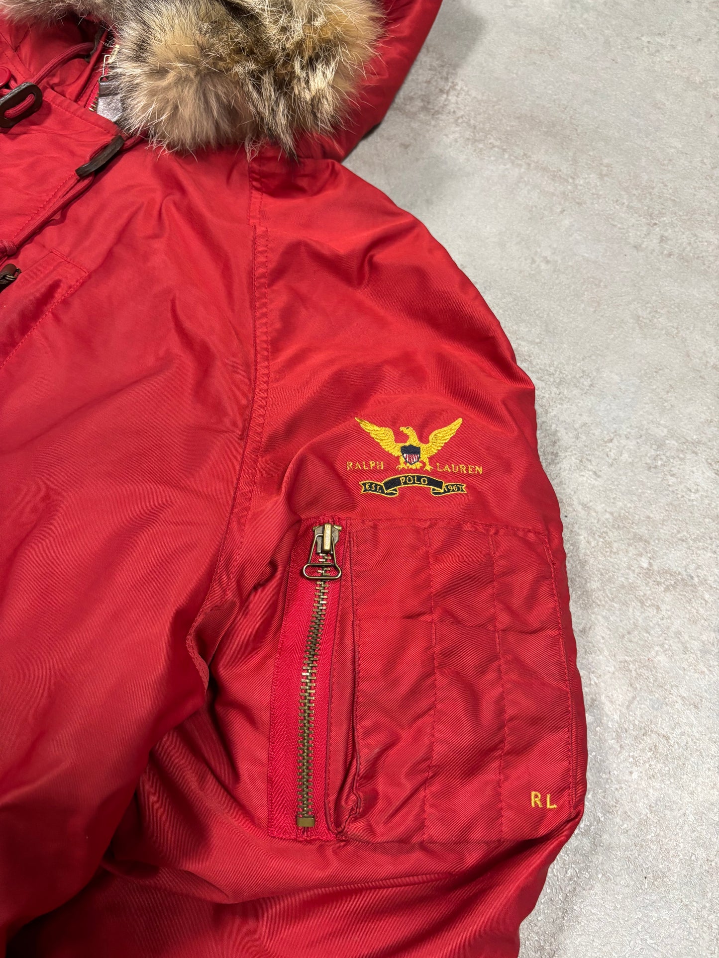 Chaqueta Bomber N-2B Polo Sport Ralph Lauren 00s Vintage - M