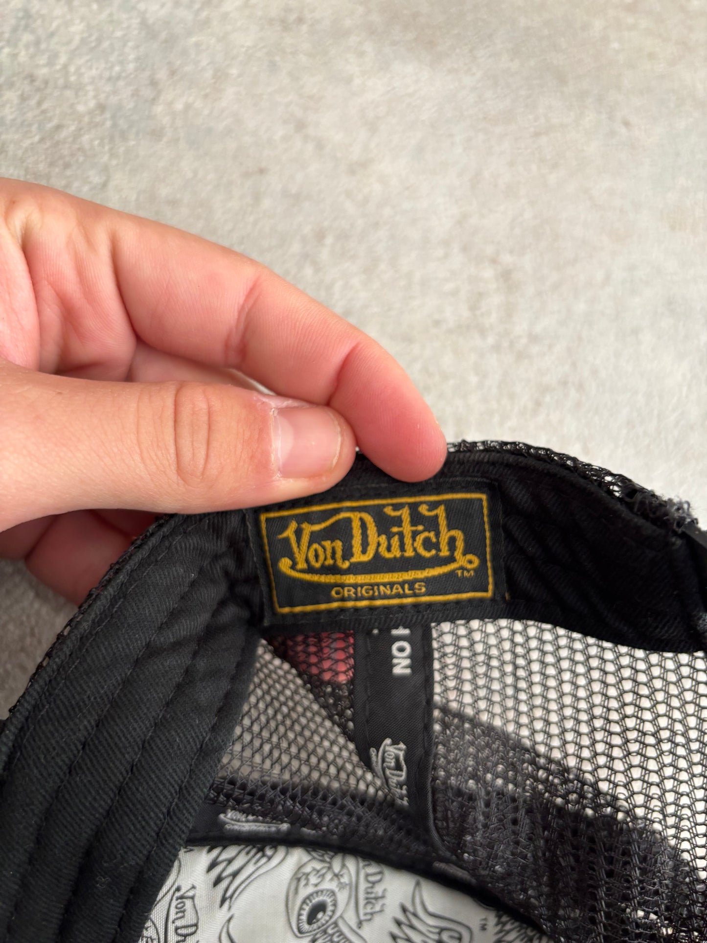 Gorra Trucker Von Dutch Rare