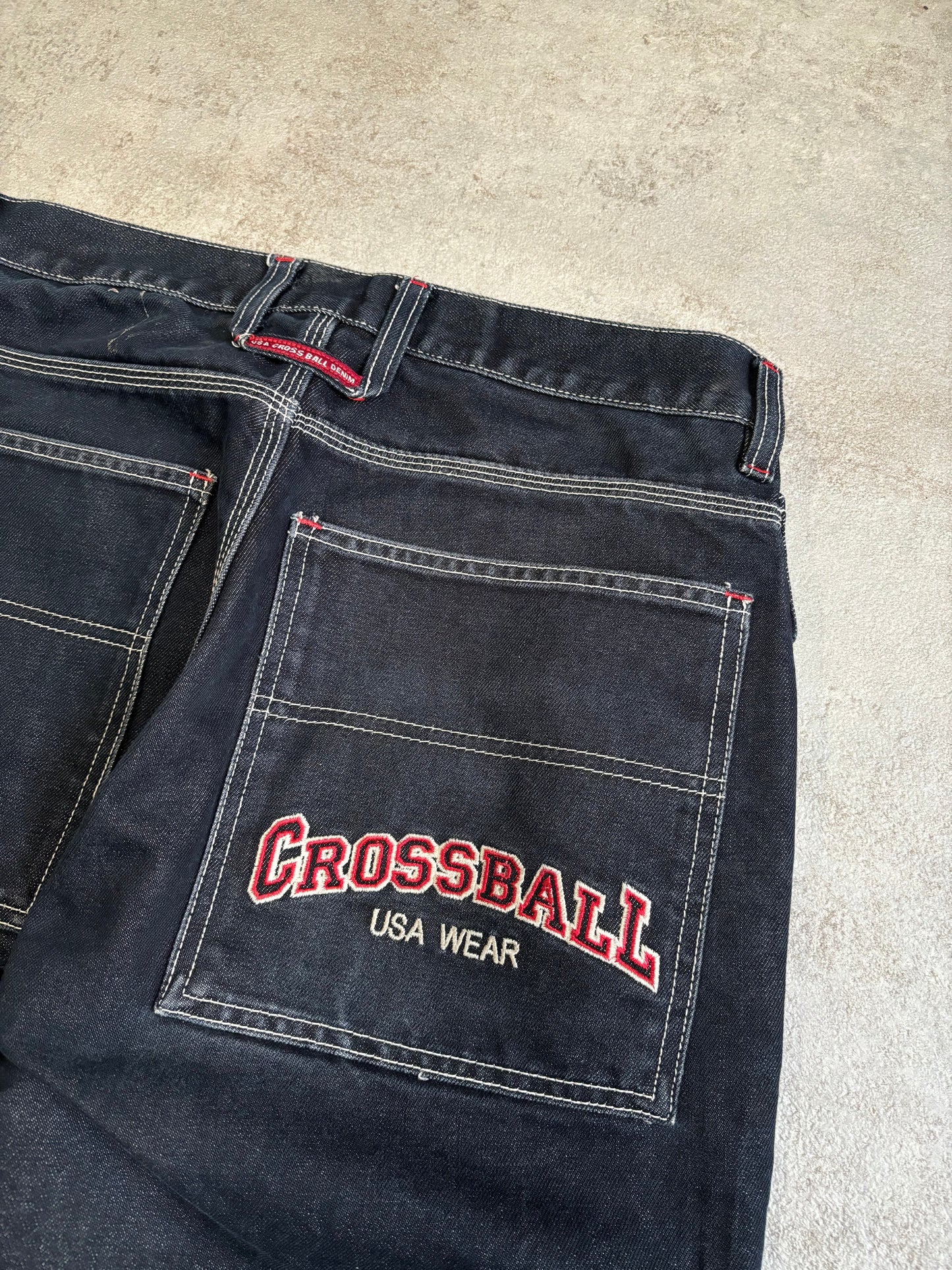 Pantalones Baggy CrossBall Hip Hop 00s Vintage - M