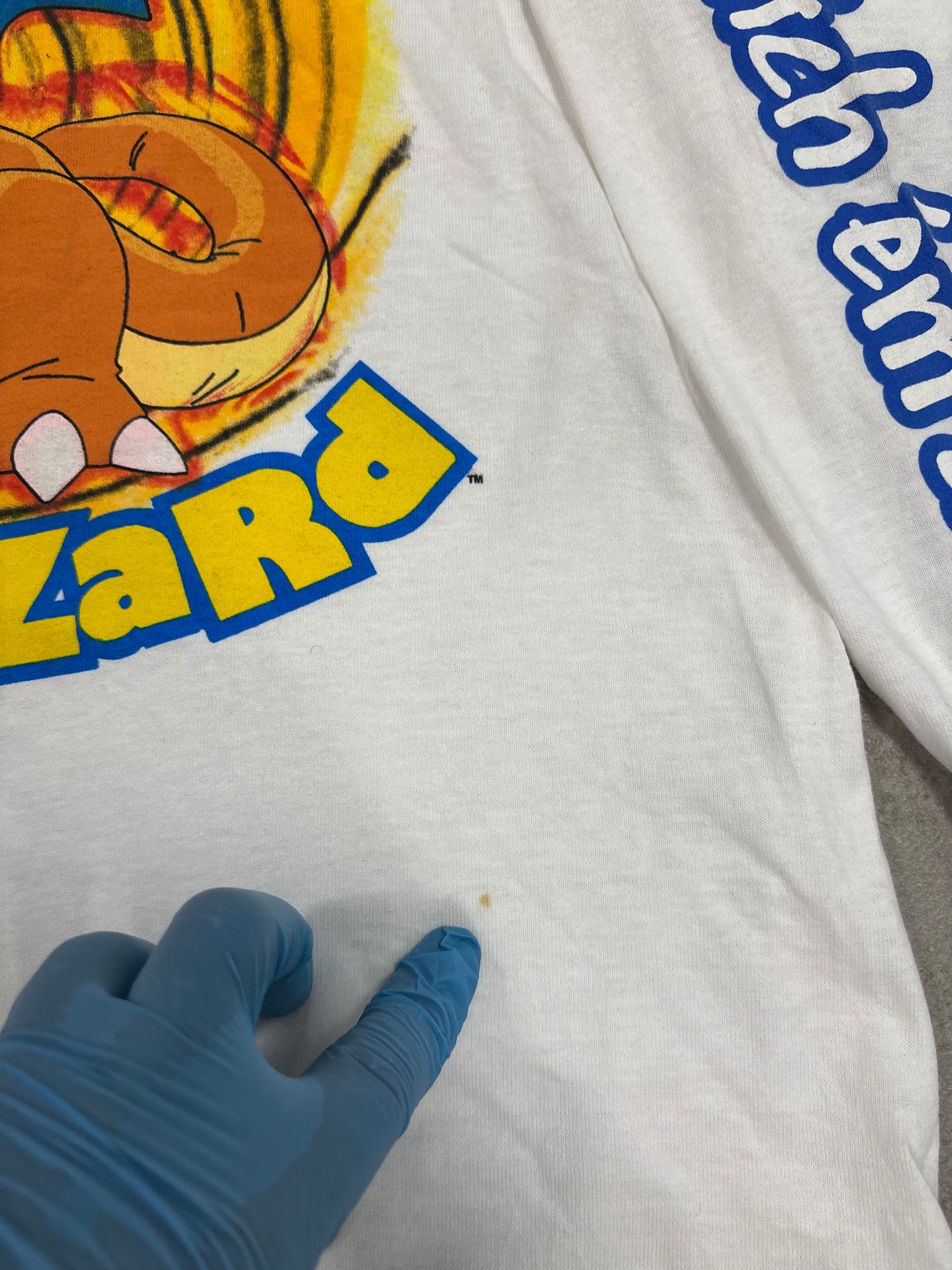 Camiseta Manga Larga Nintendo Pokemon ‘Charizard’ 1999 Deadstock Vintage - S