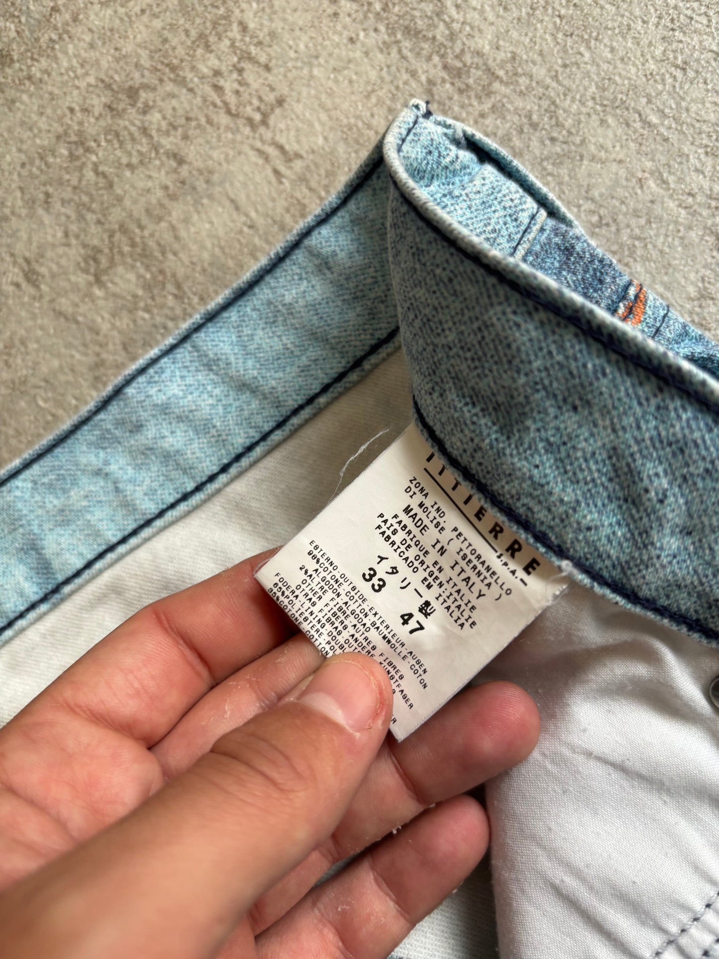Pantalones Archive ‘Full Jeans Print’ Just Cavalli 00s Vintage - L Woman