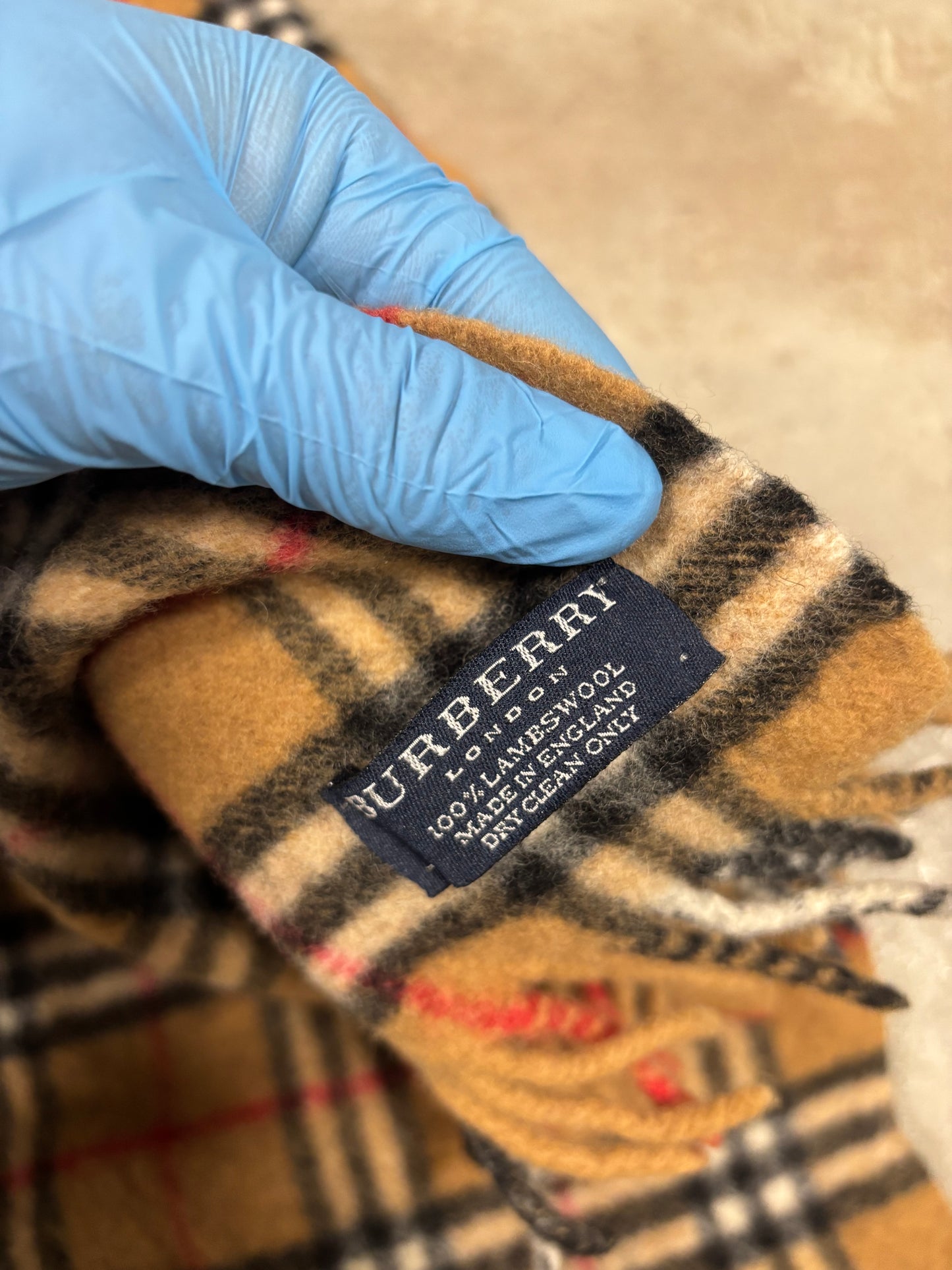 Bufanda ‘Nova Check’ Burberry 00s Vintage
