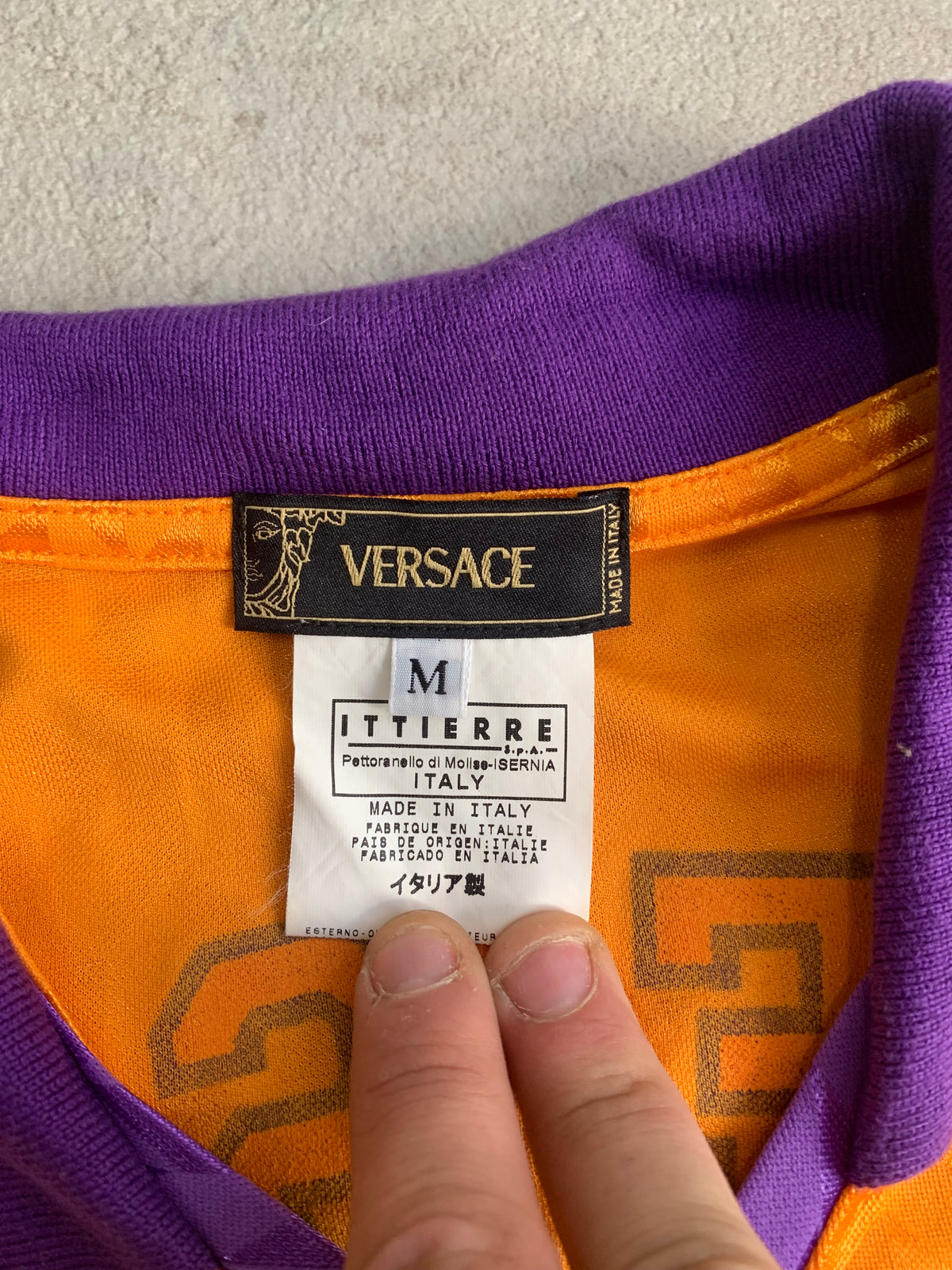 Camiseta Fútbol Vintage Versace 2004 - S