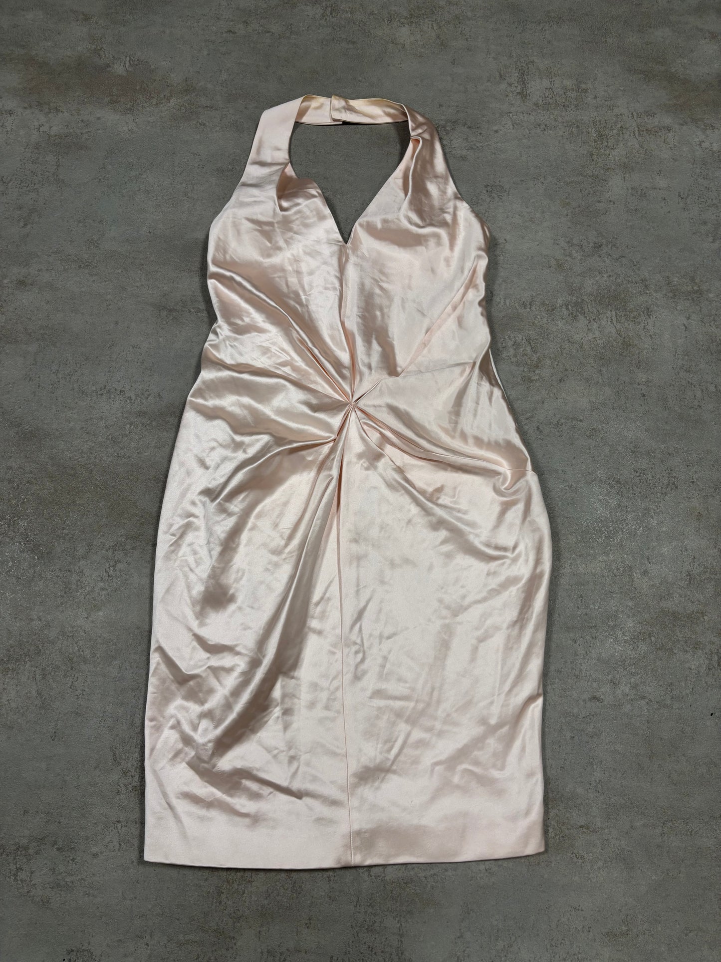 Vestido Cóctel Salvatore Ferragamo 00s Vintage - M