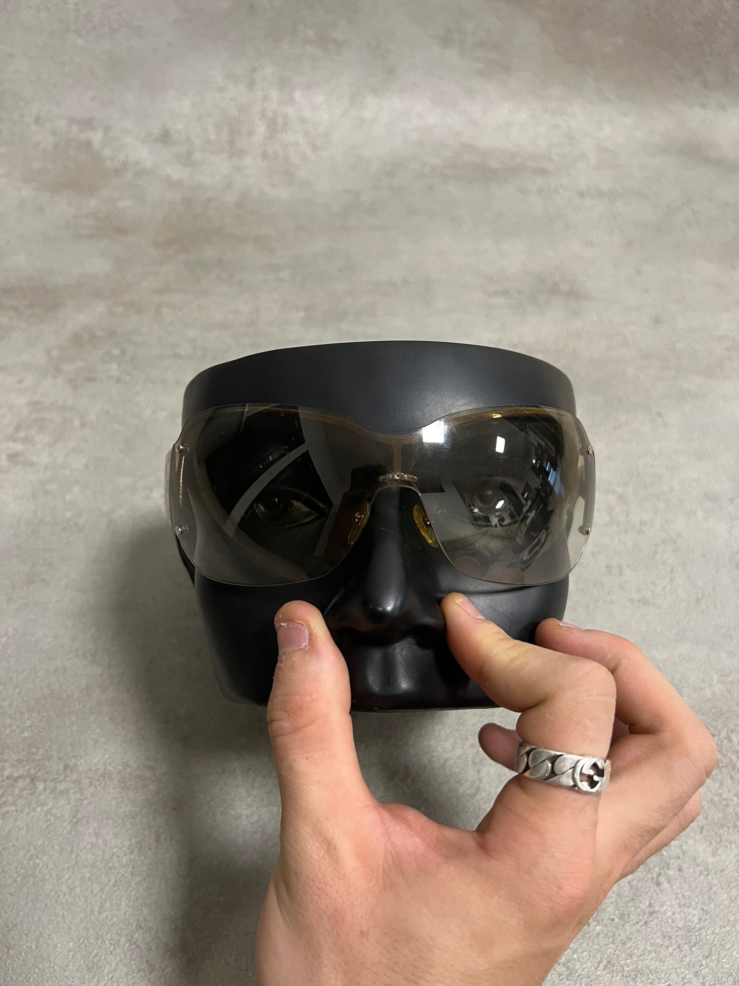 Gafas Sol Vintage Gucci GG Monogram Full Mask 00’s