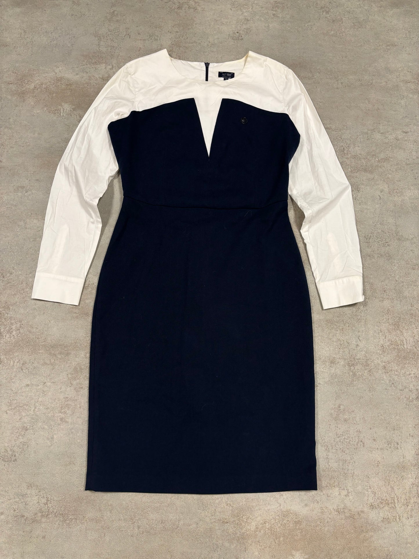 Vestido Largo Arreglado Armani Jeans - M