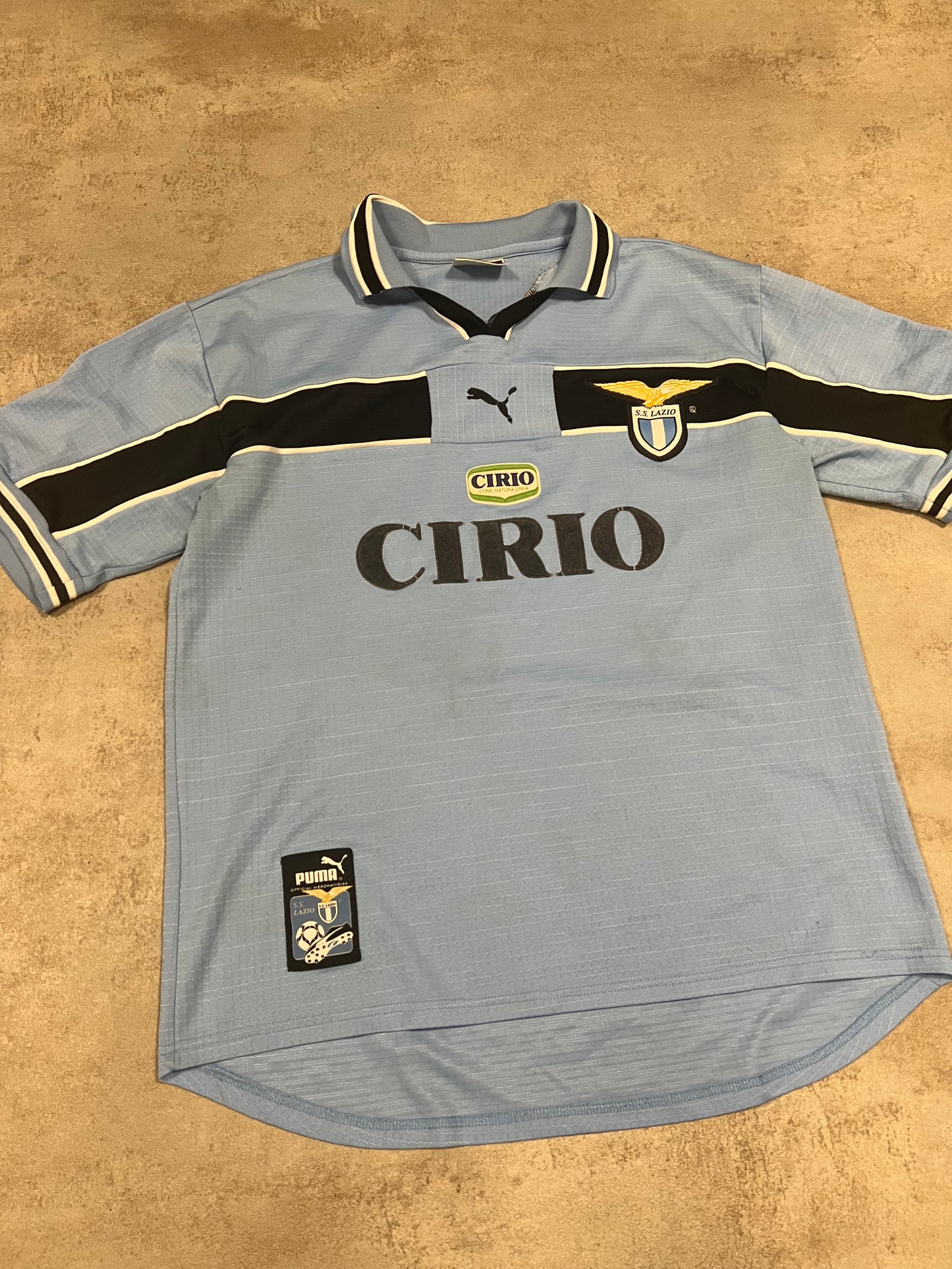 Camiseta Fútbol Vintage Puma Lazio 1999/00 Kit - L