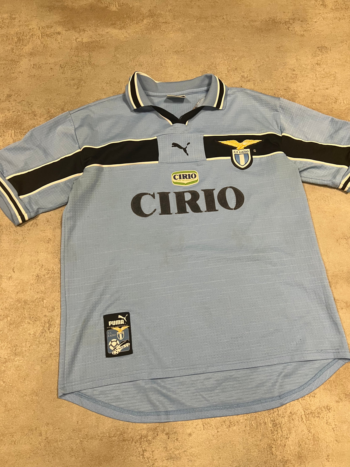 Camiseta Fútbol Vintage Puma Lazio 1999/00 Kit - L