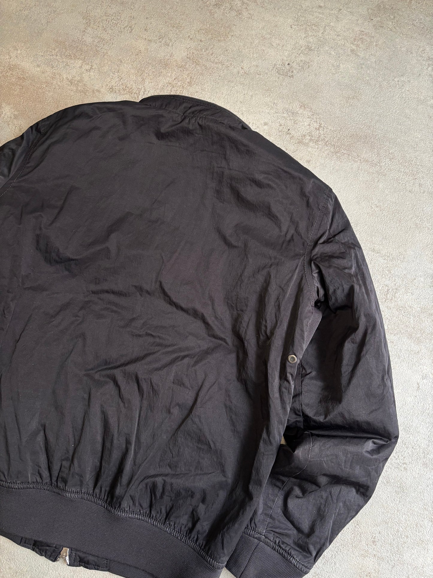 Chaqueta Cargo Full Black Armani Jeans 00s Vintage - M