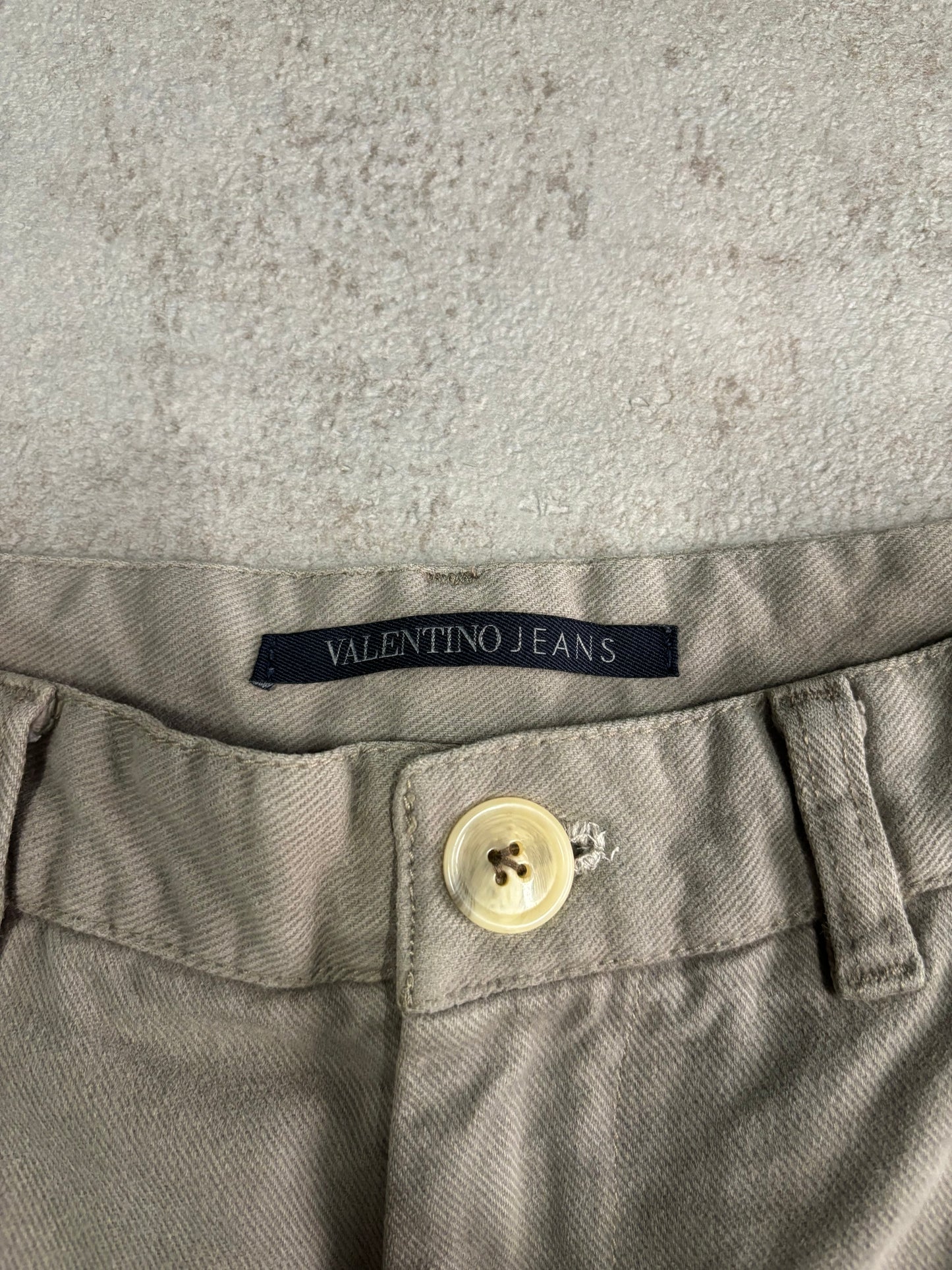 Pantalones Chinos Valentino 100% Cotton 90s Vintage - M