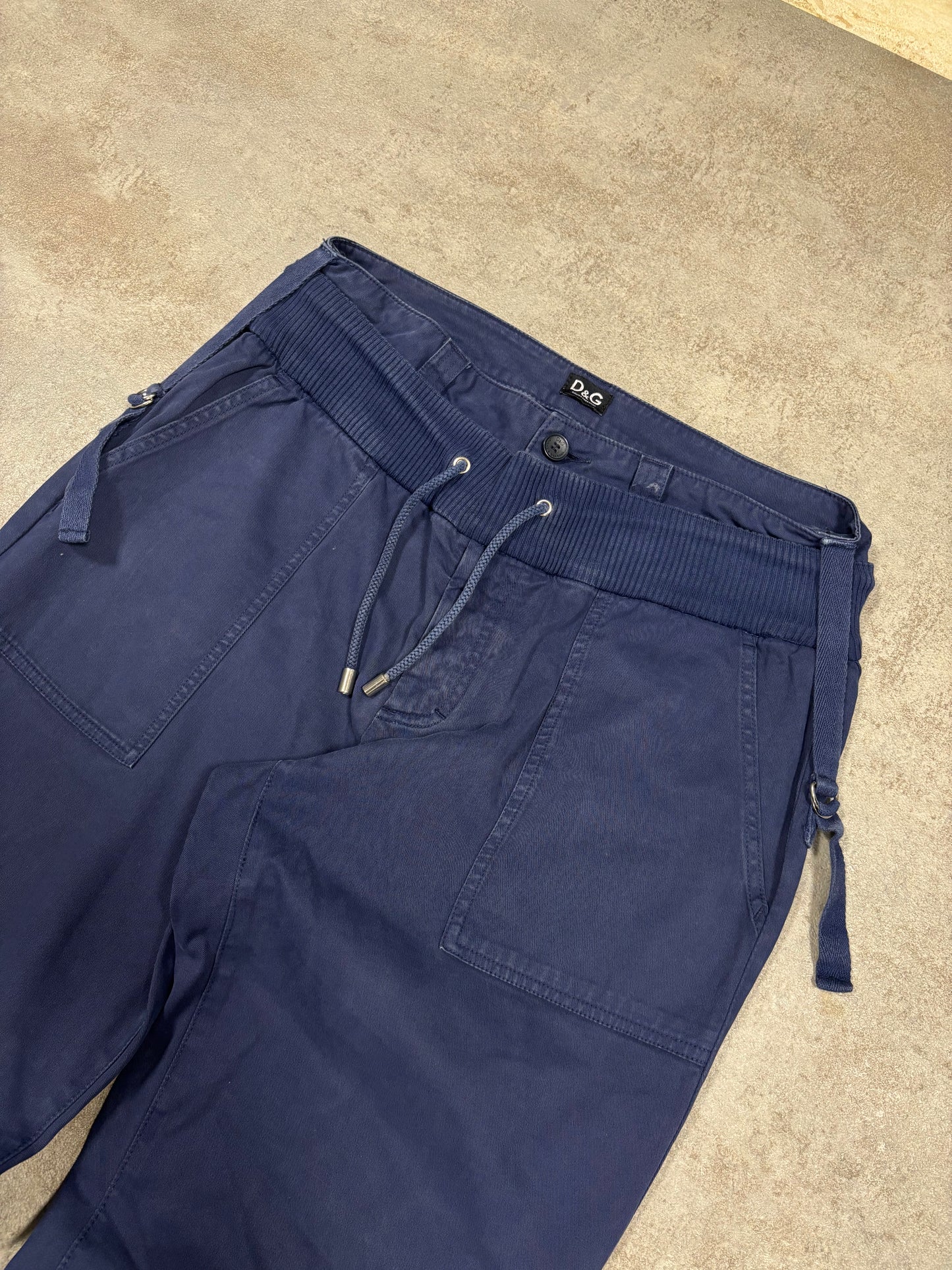 Pantalones Cargo Ajustables Dolce & Gabbana 00s Vintage - L