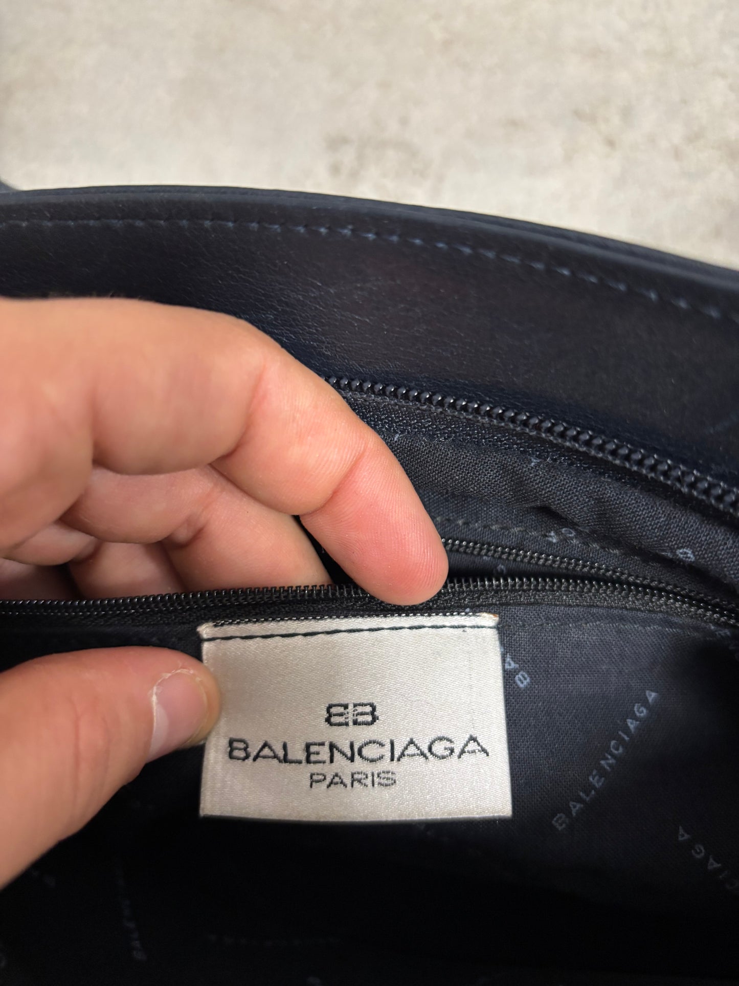 Bolso Hombro Cuero Balenciaga 00s Vintage