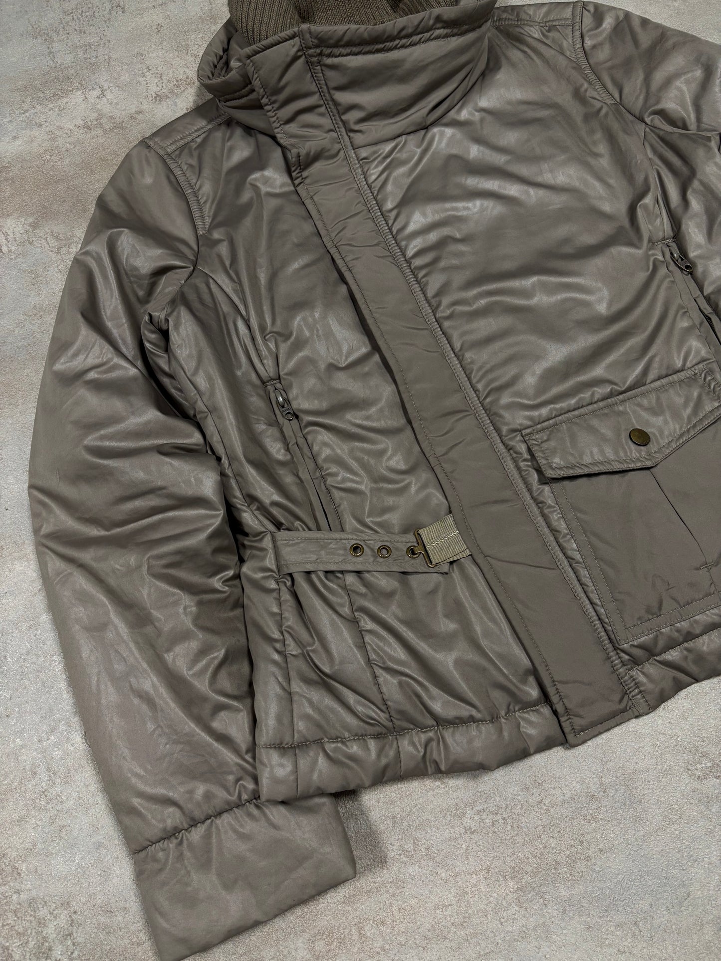 Chaqueta Acolchada Asimétrica Diesel 00s Vintage - M Woman