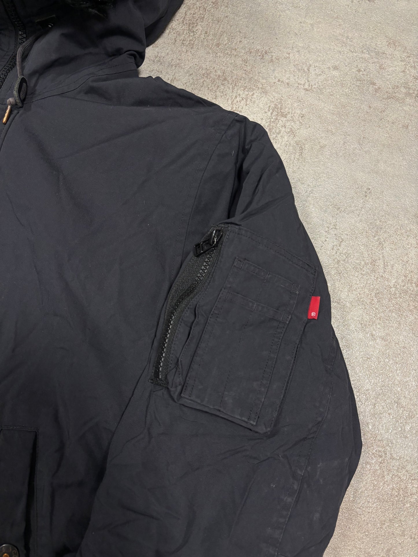 Chaqueta Bomber Fur Levi’s 00s Vintage - M