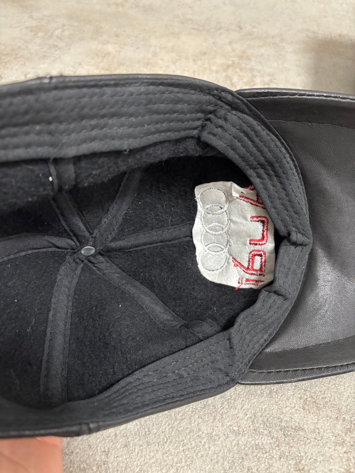 Gorra Cuero Audi 00s Vintage