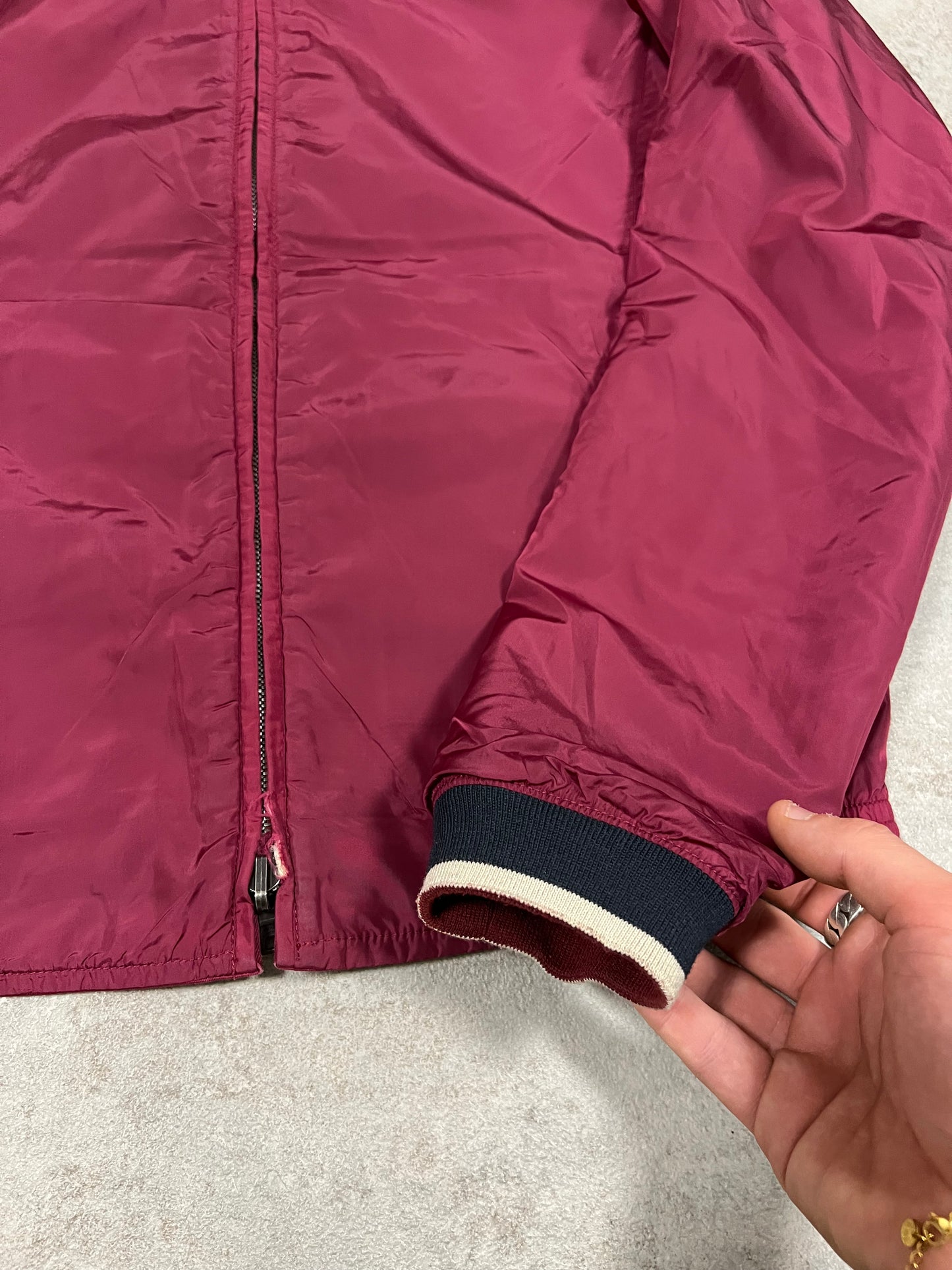 Chaqueta Bomber Reversible Vintage Prada Challenge 2003 - S