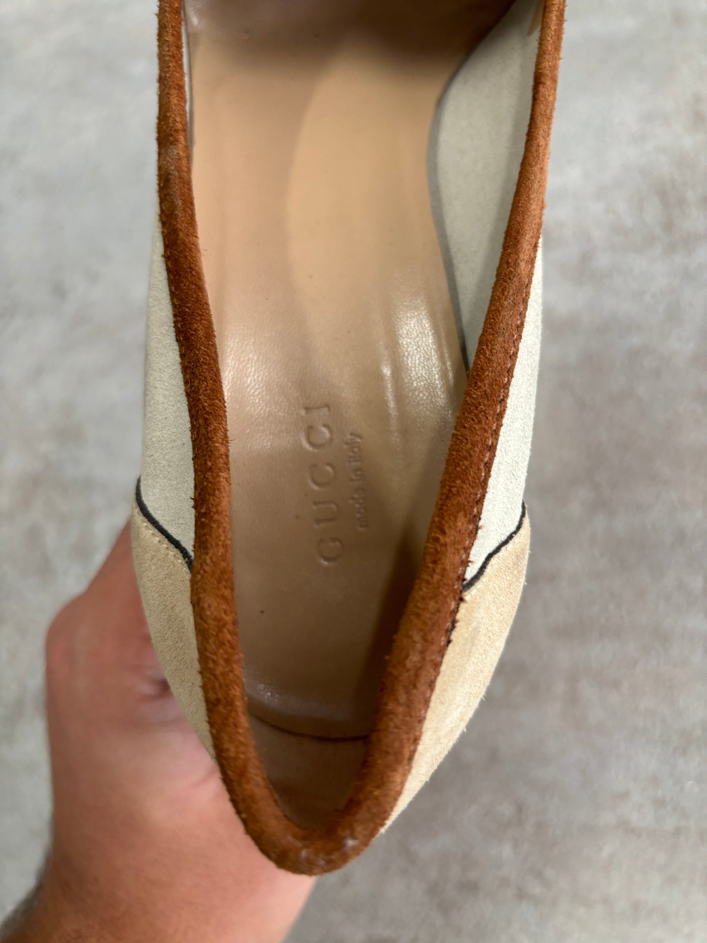 Tacones Ante Gucci 00s Vintage - 38,5