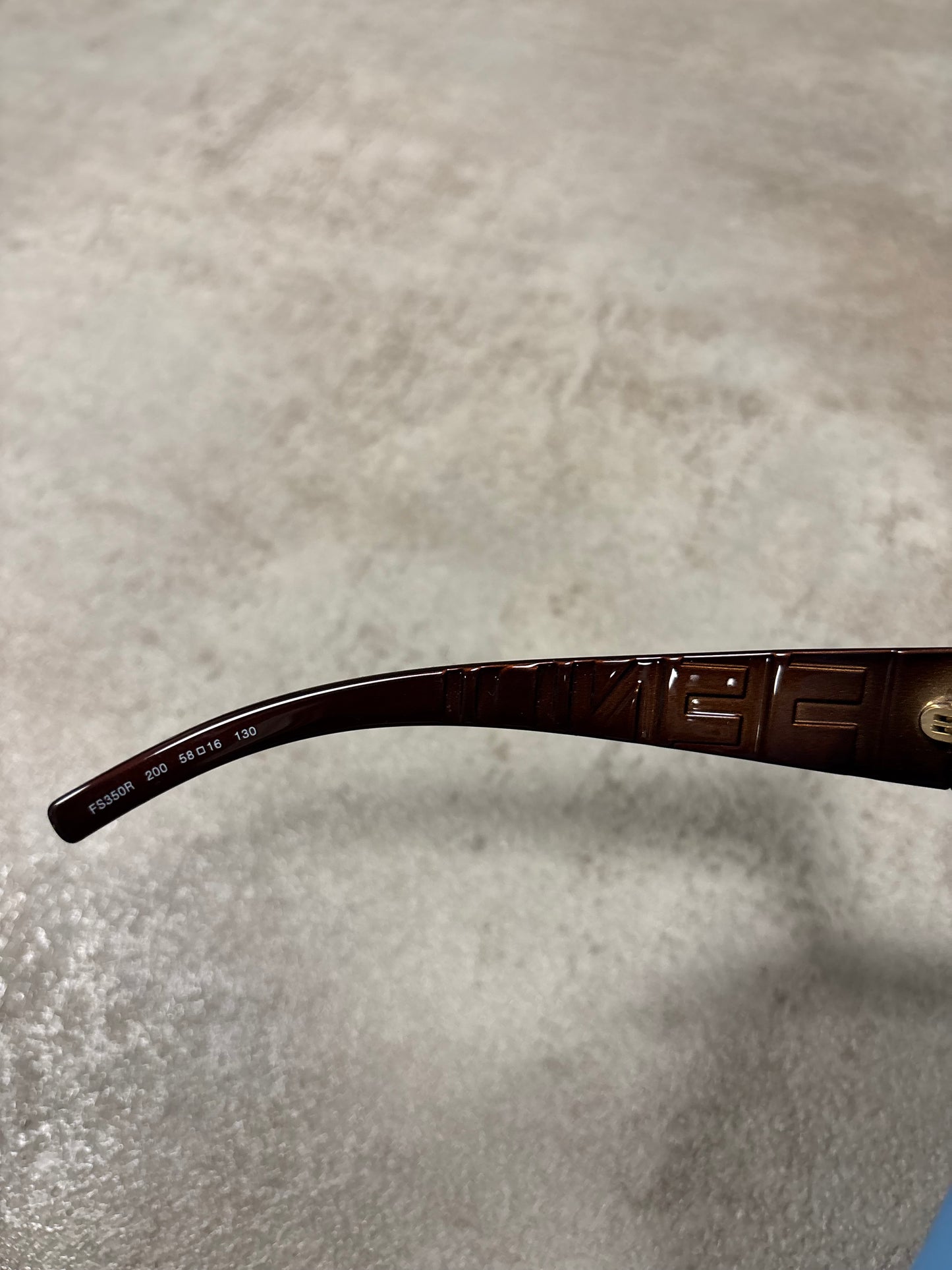 Gafas Rectangulares Fendi 00s Vintage + OG Case