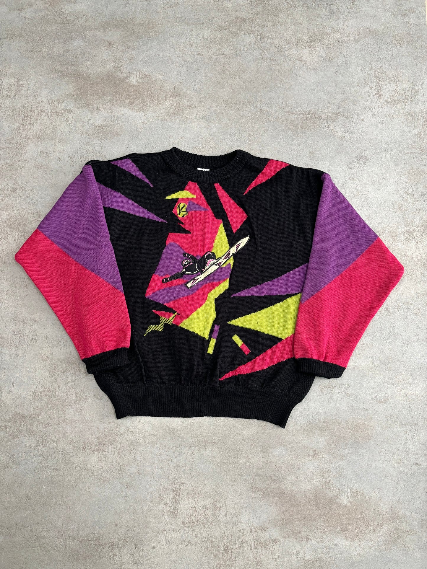 Jersey Puma Ski 80s Vintage - S