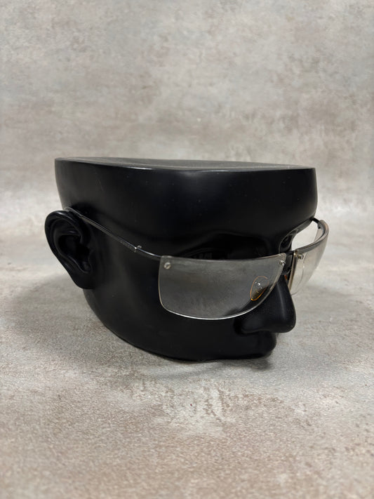 Gafas Transparentes Metálicas Gucci 00s Vintage