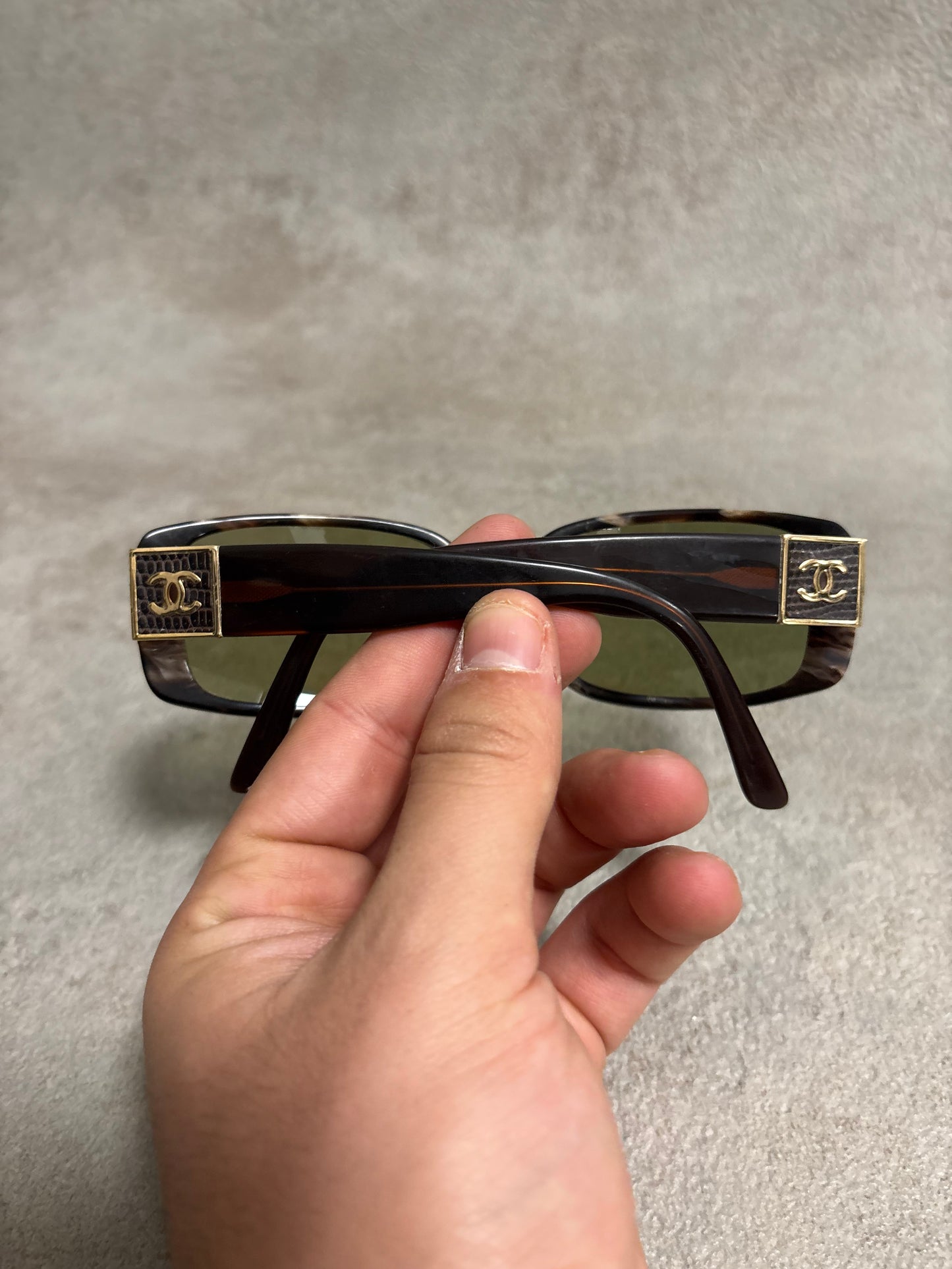 Gafas Rectangulares Chanel ‘Big Logo’ 00s Vintage