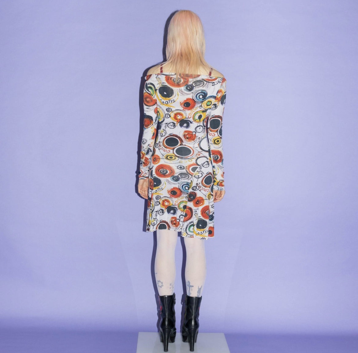 Vestido Estampado Vintage Versace Jeans Couture 00’s - M