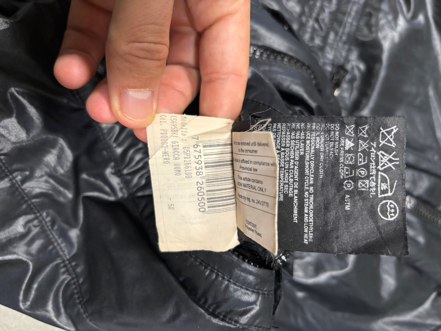 Chaqueta Reversible Hooded Cargo Multi Zip Prada 00s Vintage - M