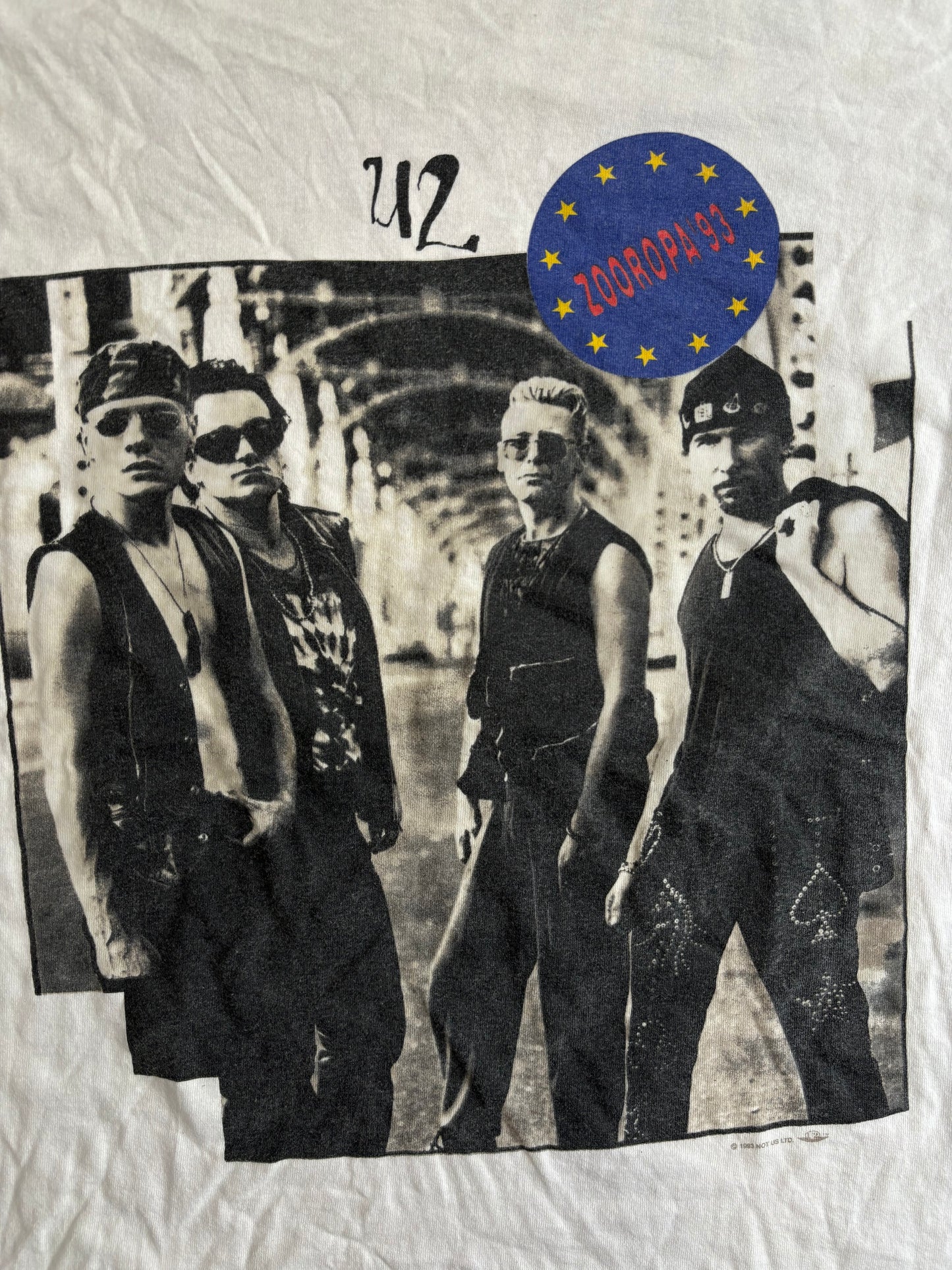 Camiseta U2 Tour Zooropa 1993 Licensed Vintage - XL