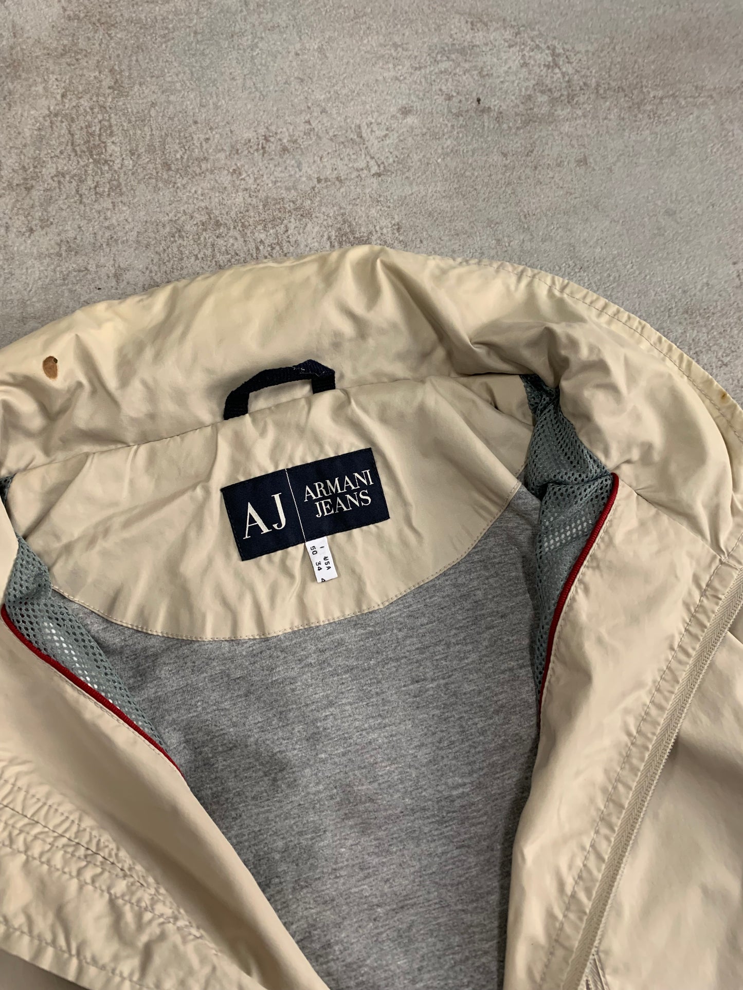 Chaqueta Cortavientos Vintage Armani Jeans - L