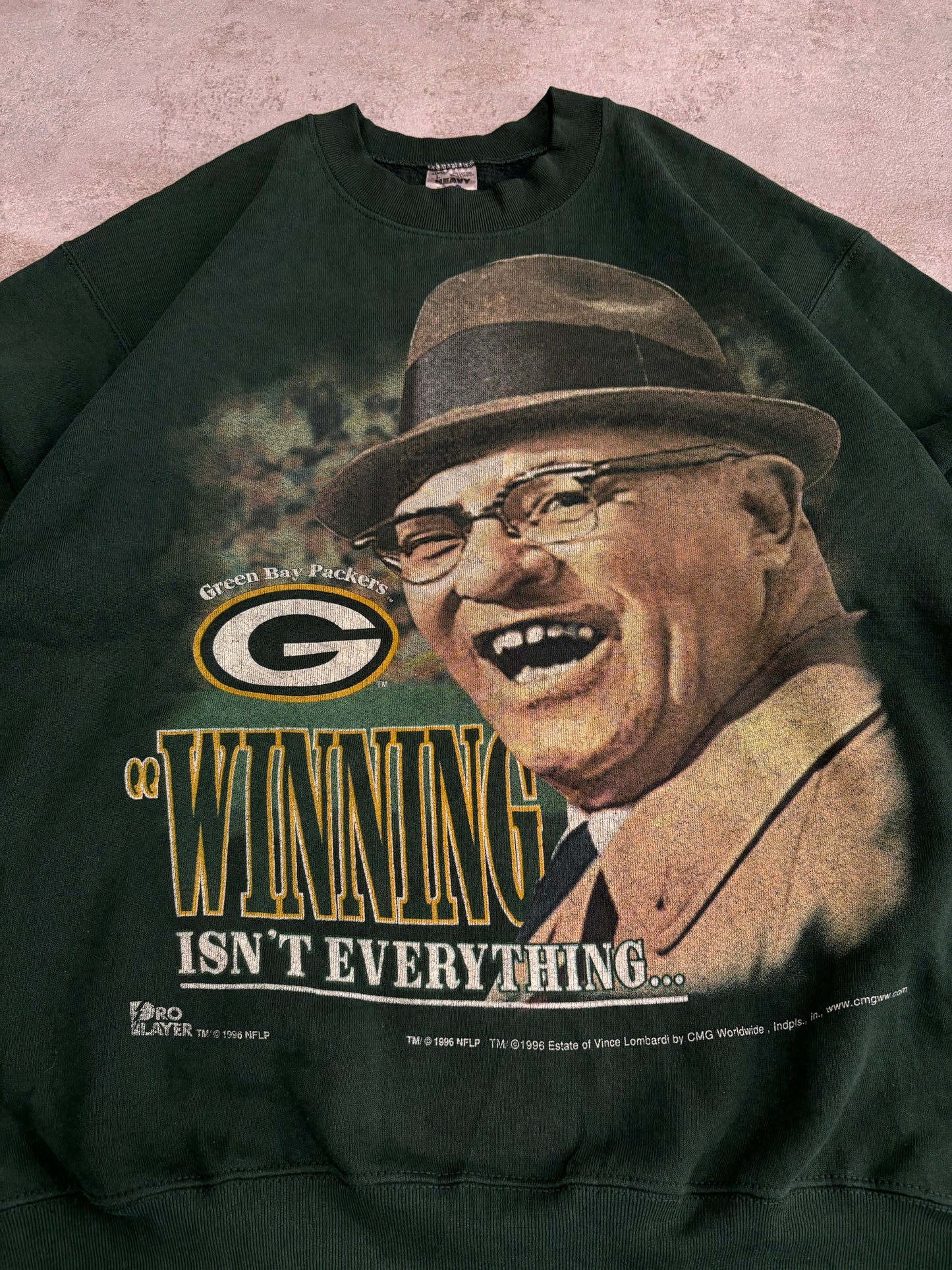 Sudadera Gráfica Fruit Of The Loom Super Bowl Winners Green Bay Packers 1996/97 Licensed - L