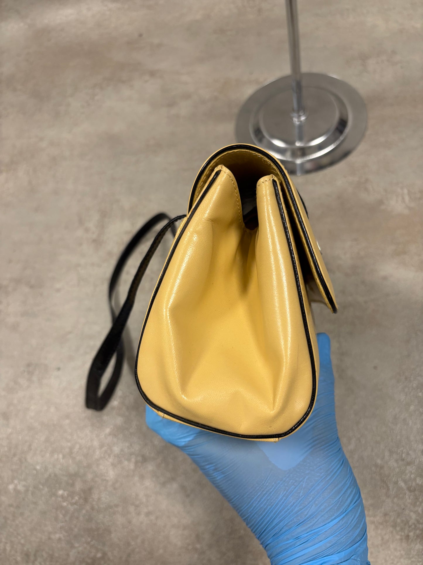 Bolso Cuero Hombro Estructura Balenciaga Paris 90s Vintage