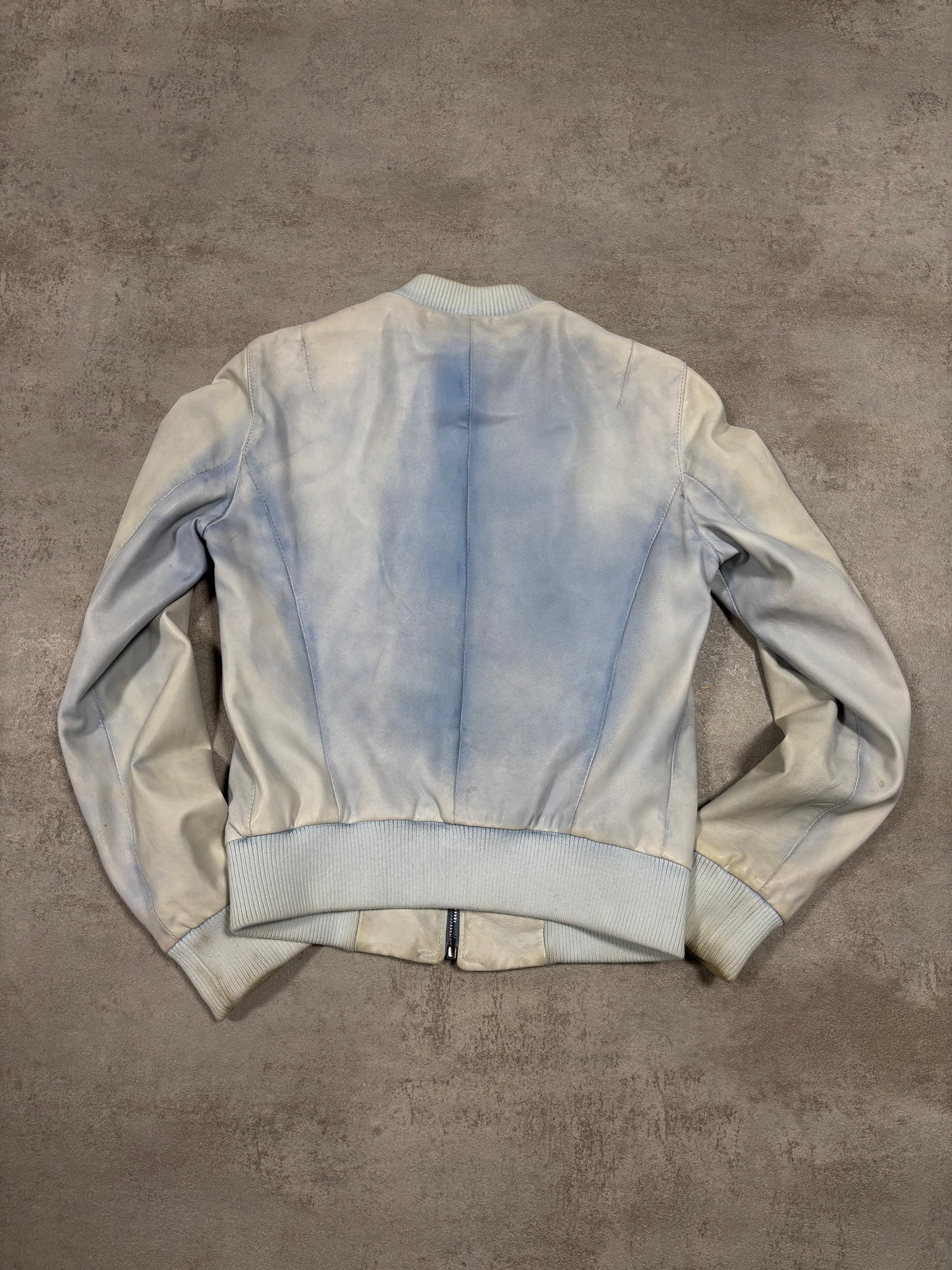 Chaqueta Cuero Fluido Dolce & Gabbana Color Difuminado - S