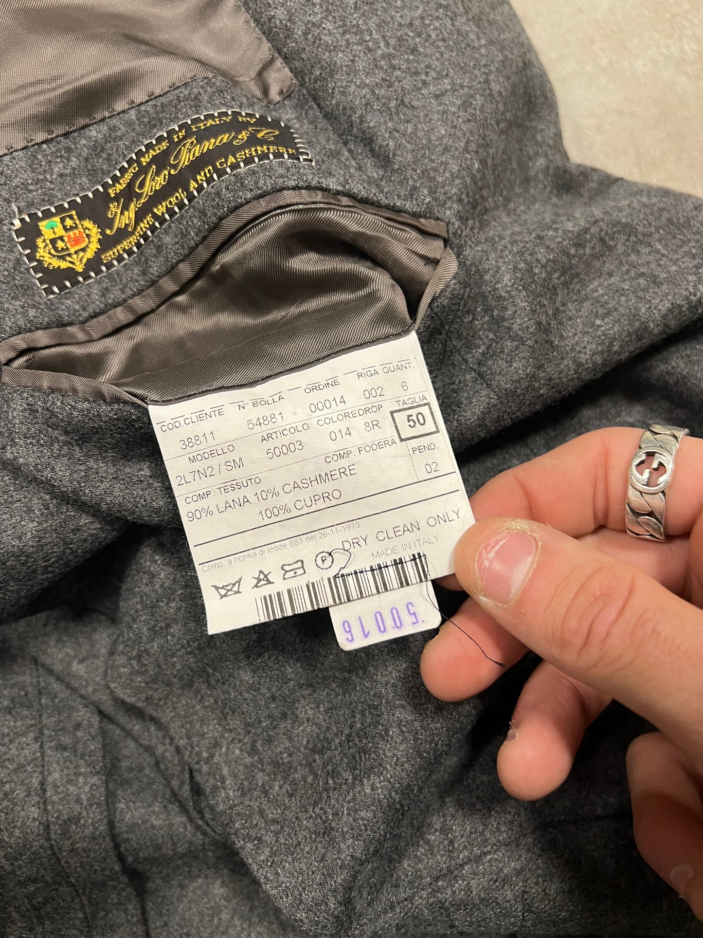 Blazer Lana Vintage Loro Pianna 90’s - L