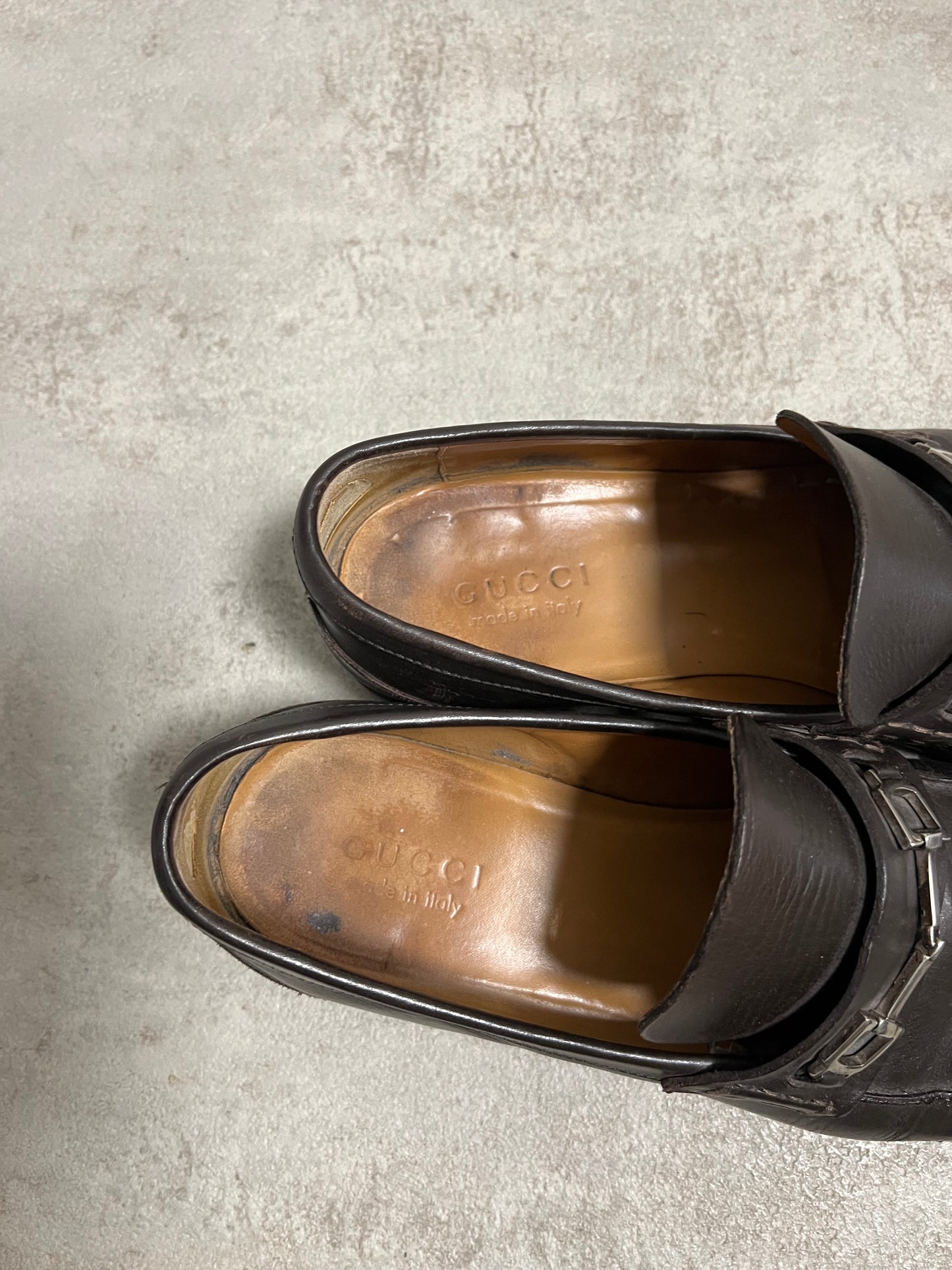 Mocasines Vintage Gucci Horsebit - 45