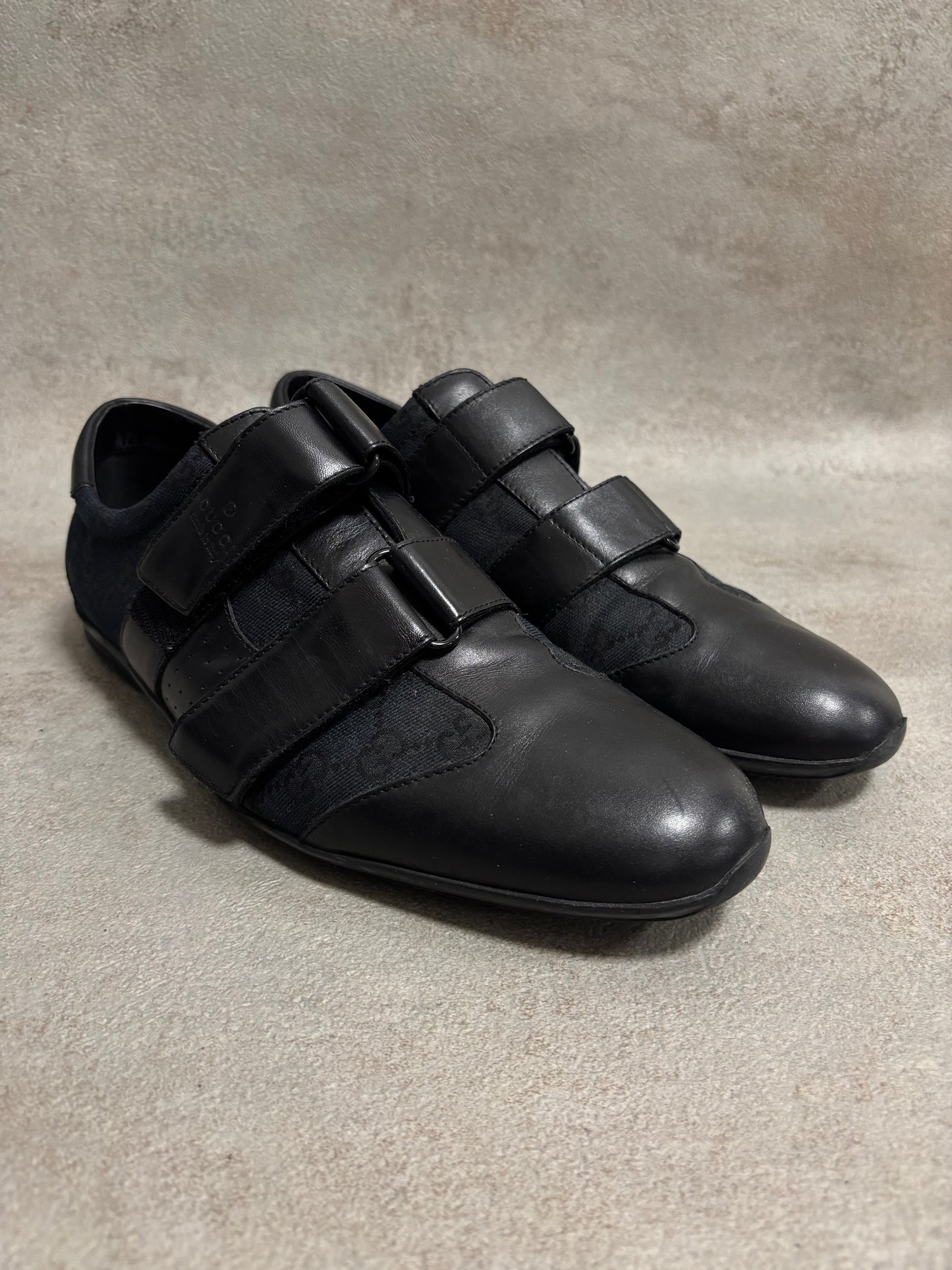 Zapatos Velcro Cuero Gucci Monogram 00s Vintage - 42