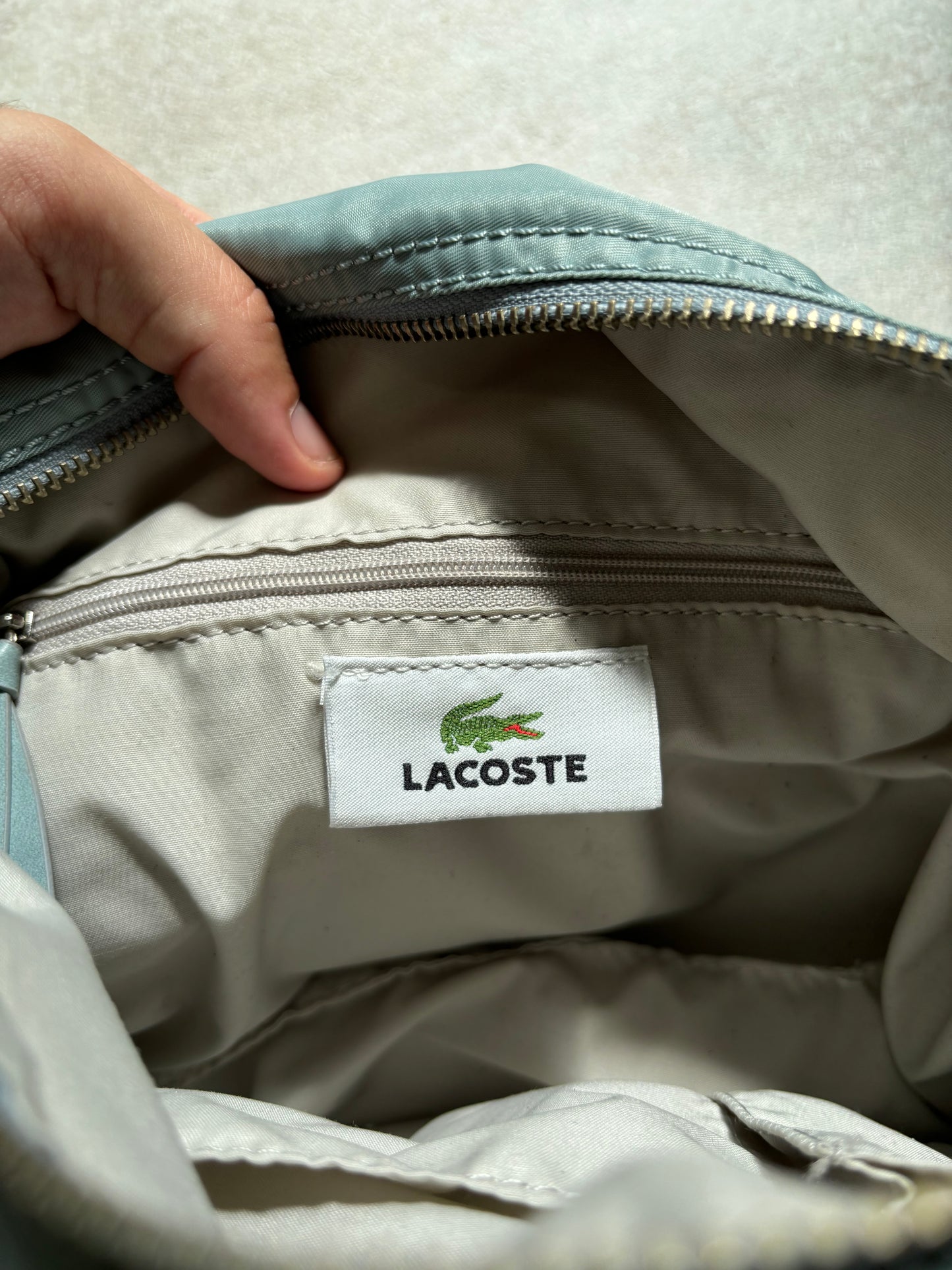 Bolso Cargo Nylon Lacoste 00s Vintage