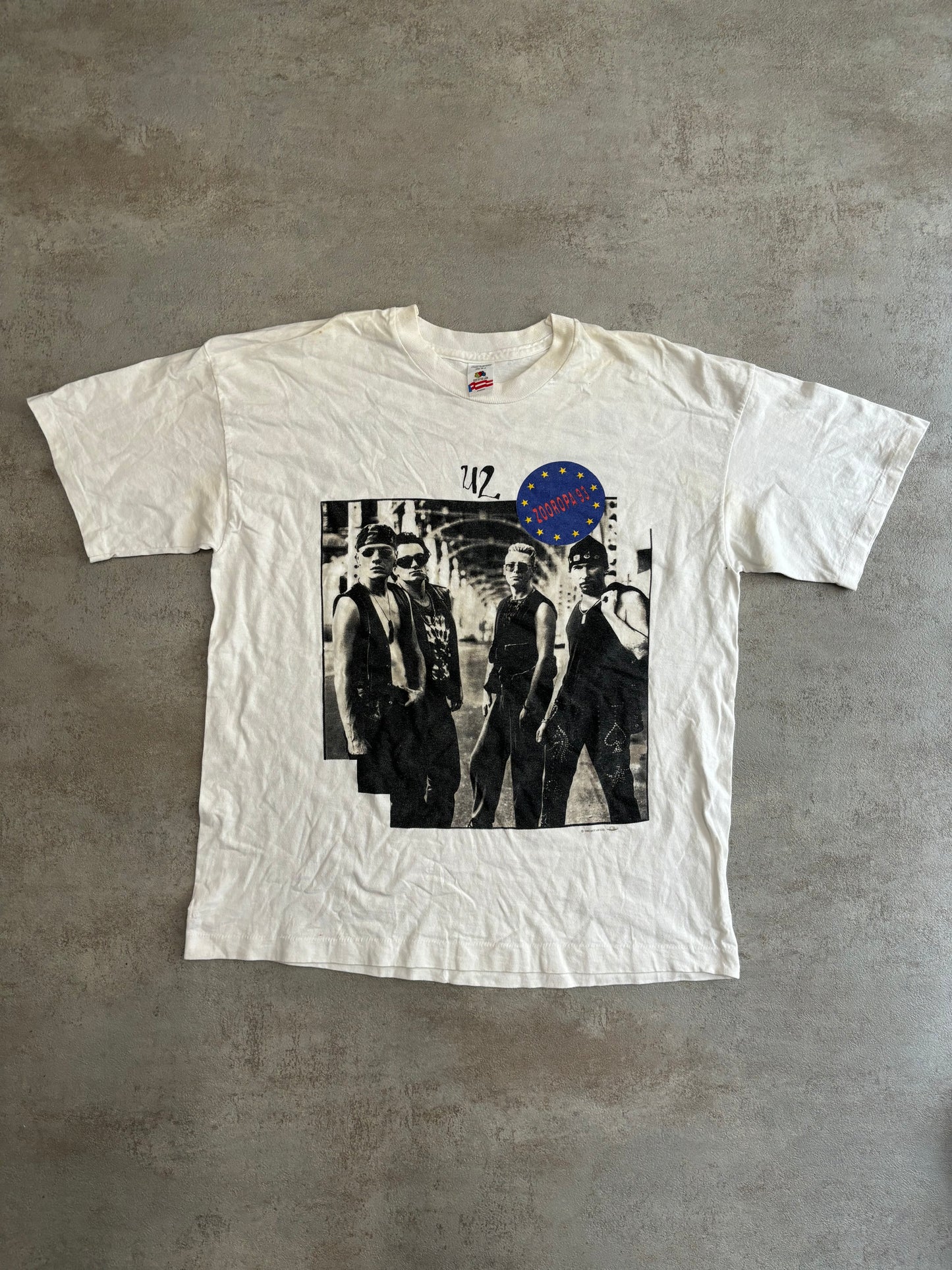 Camiseta U2 Tour Zooropa 1993 Licensed Vintage - XL