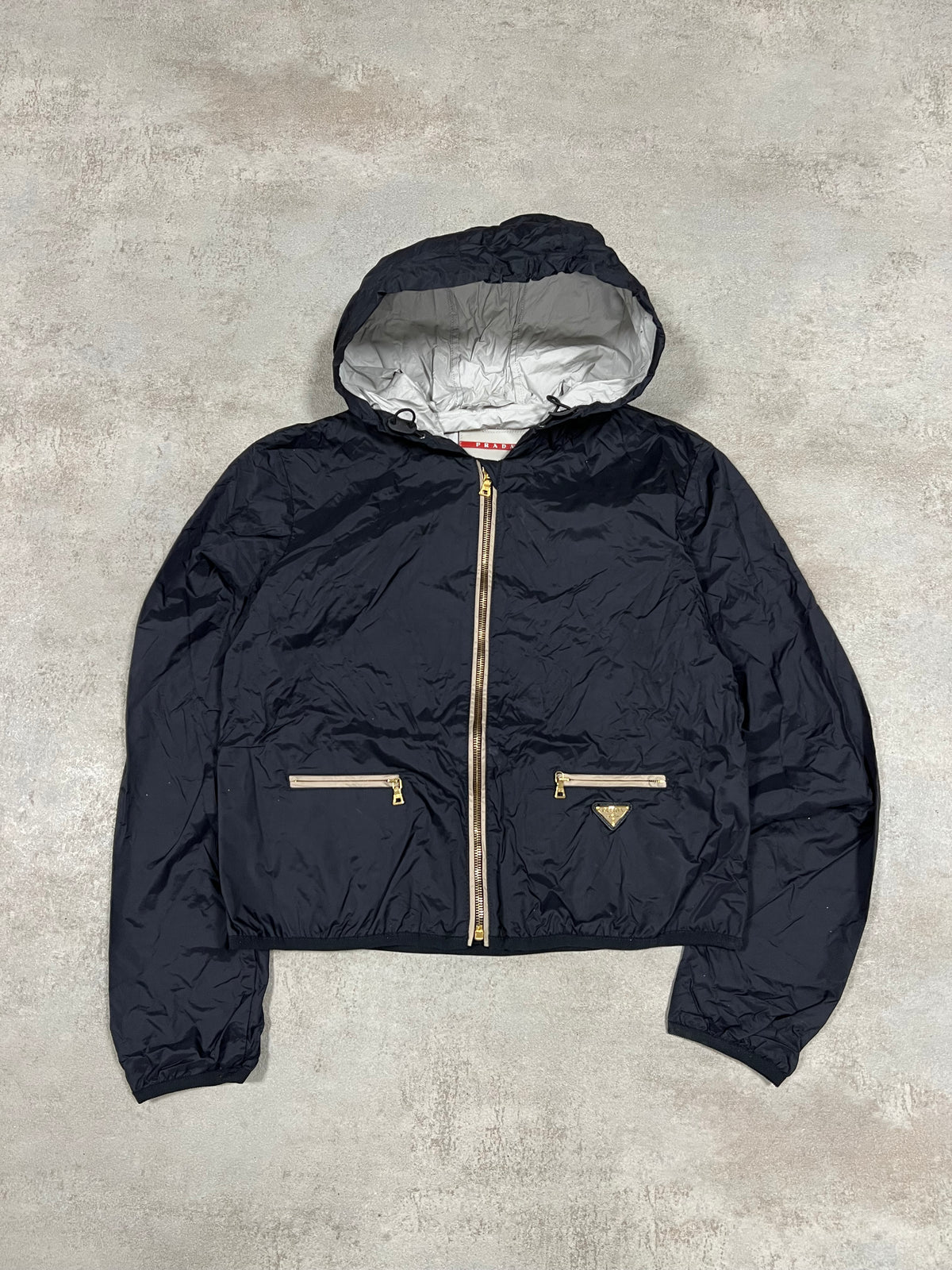 Chaqueta Nylon Cortavientos Vintage Prada 00’s - M