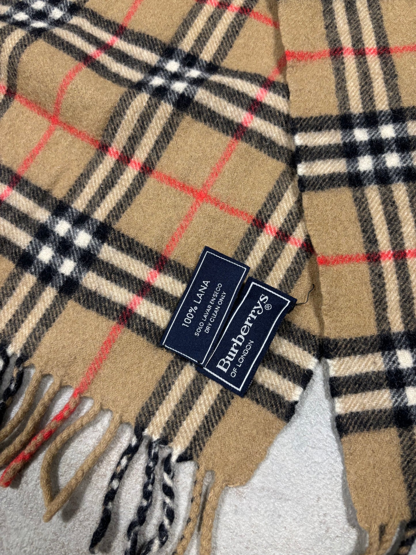 Bufanda ‘Nova Check’ Burberry 00s Vintage
