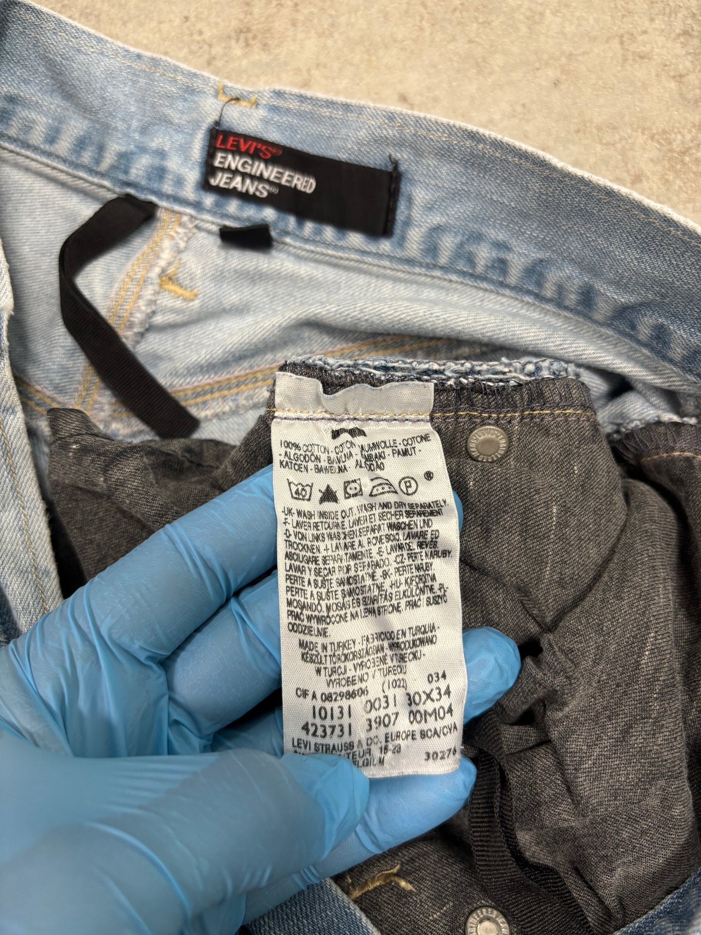Pantalones Rectos Levi’s Engineered 00s Vintage - S
