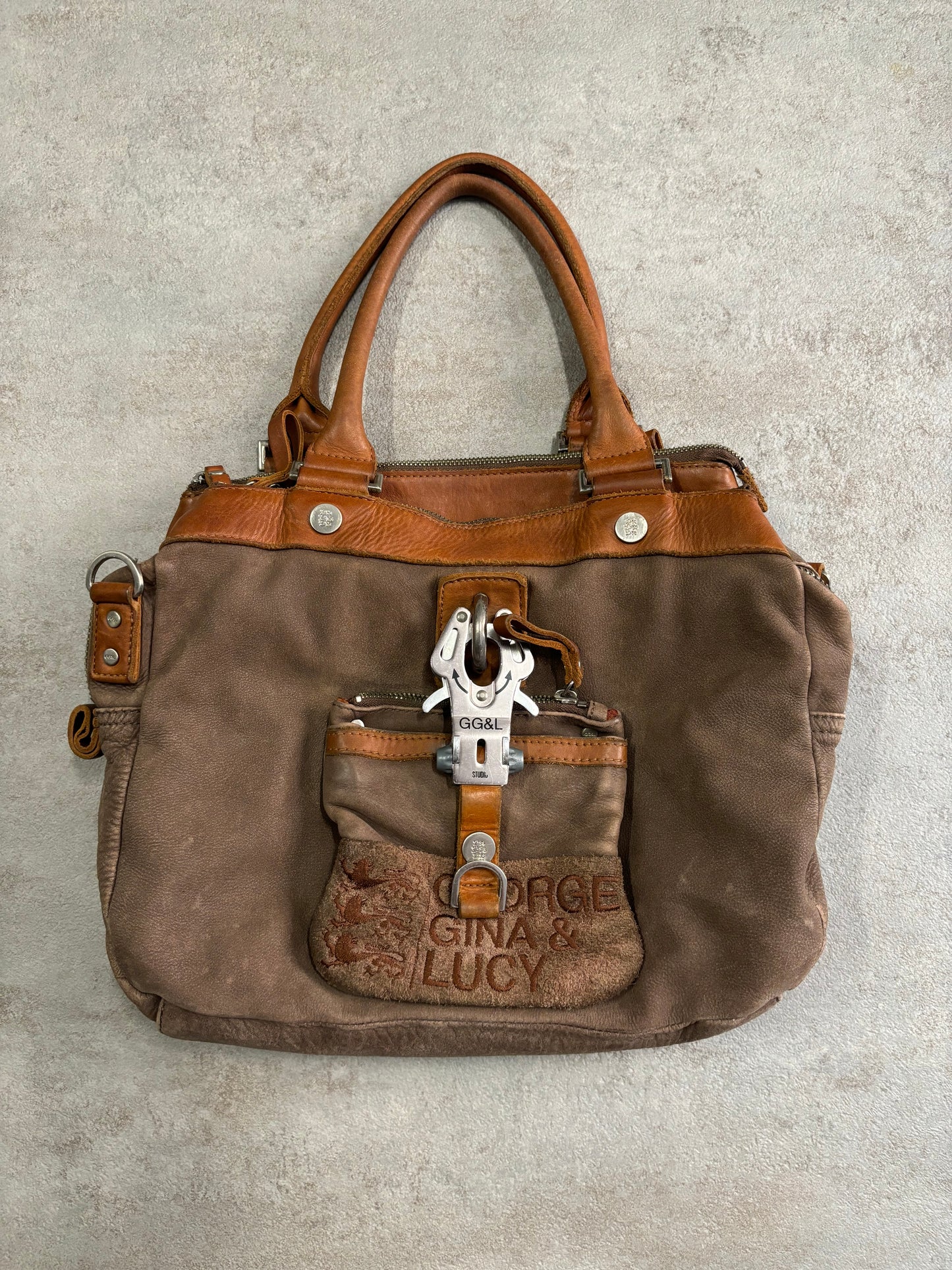 Bolso Cuero George Gina & Lucy 00s Vintage