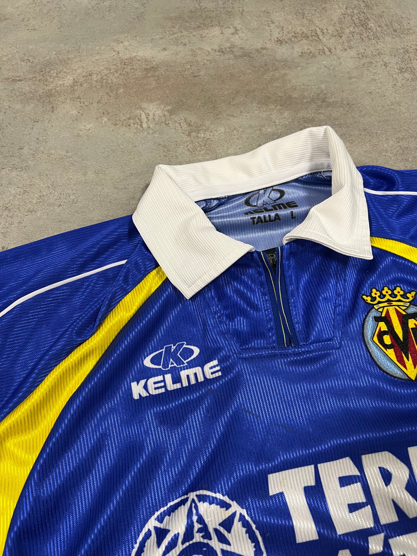 Camiseta Fútbol Vintage Kelme Villareal 2000/01 Away Kit - L