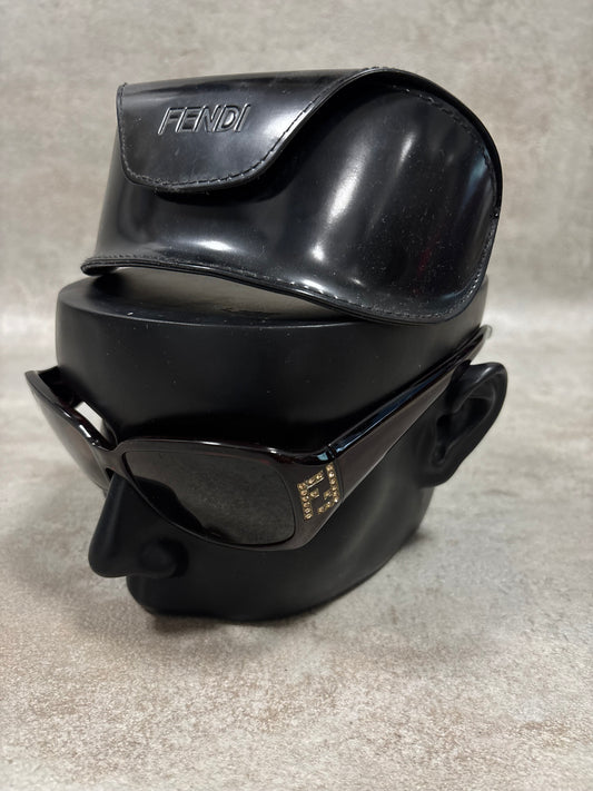 Gafas Rectangulares Fendi 00s Vintage + OG Case