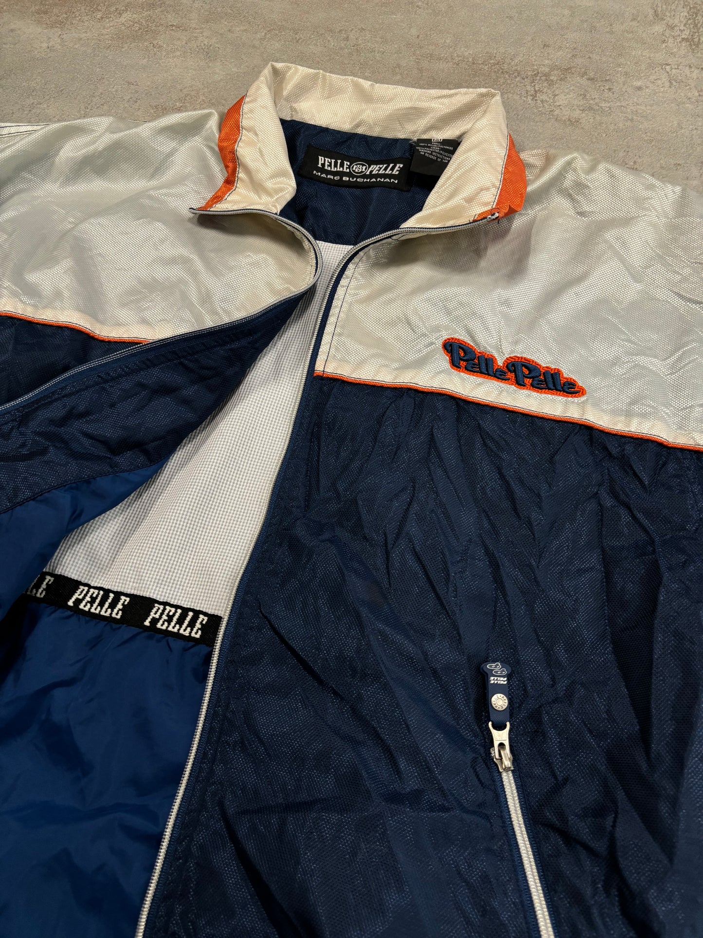 Chaqueta Track Pelle Pelle Marc Buchanan 90s Vintage - XL