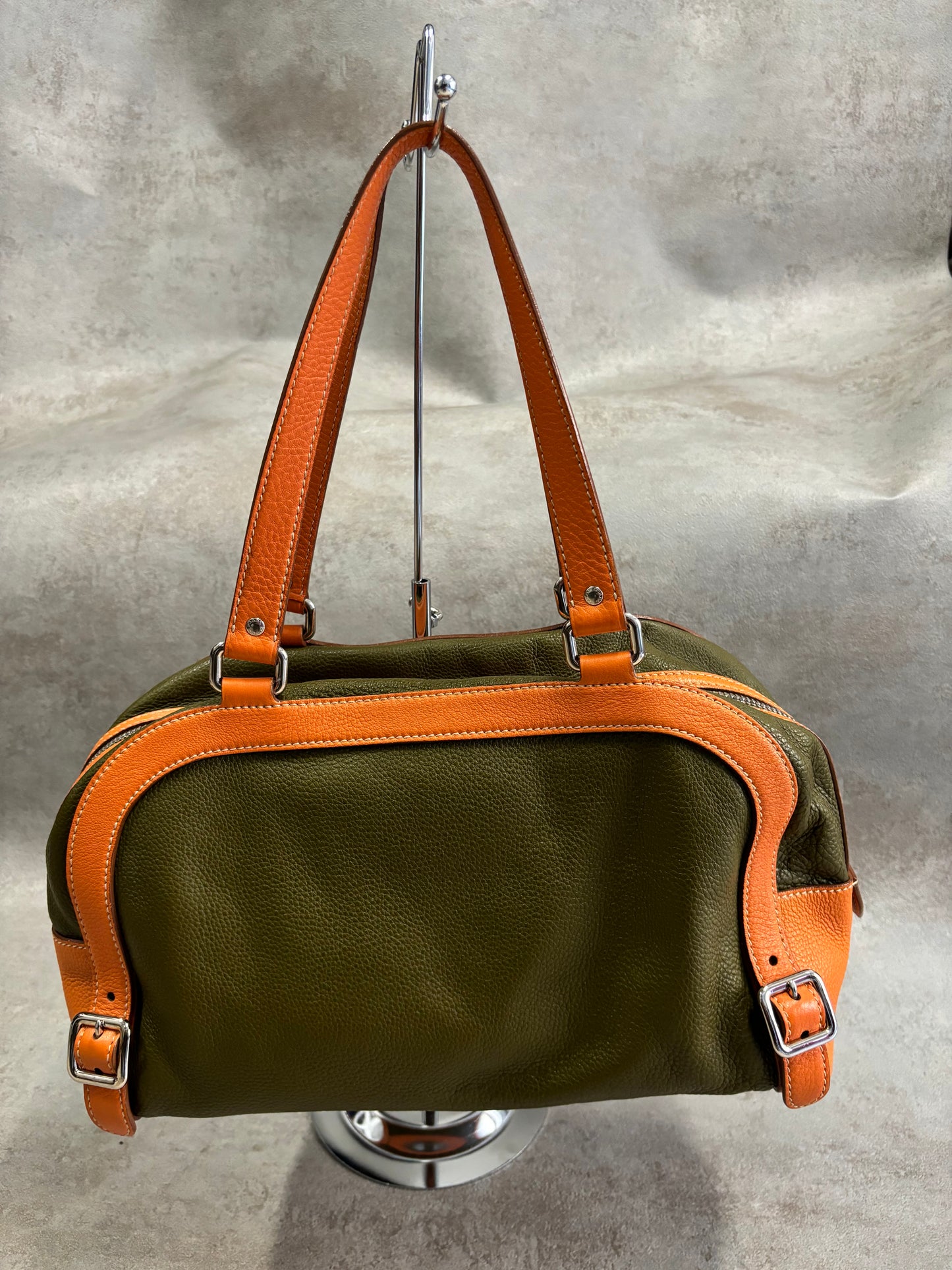 Bolso Cuero ‘Bowling’ Prada 00s Vintage