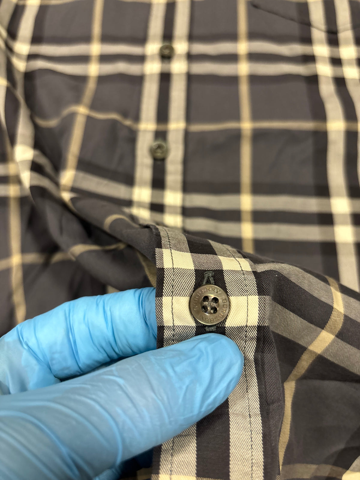 Camisa Cuadros Nova Check Burberry 00s Vintage - XL