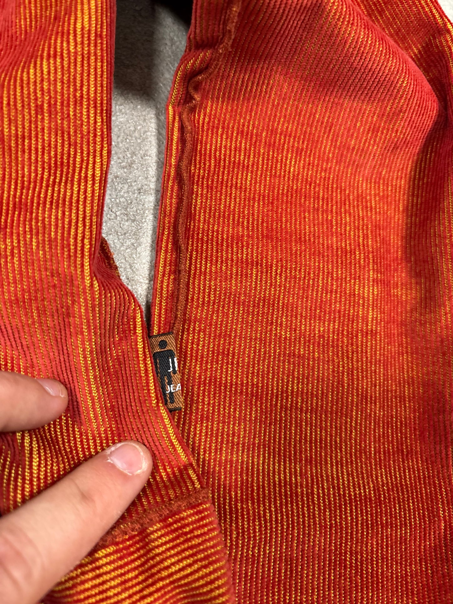 Conjunto Pana Irisdescente Jean Paul Gaultier 90s Vintage - S