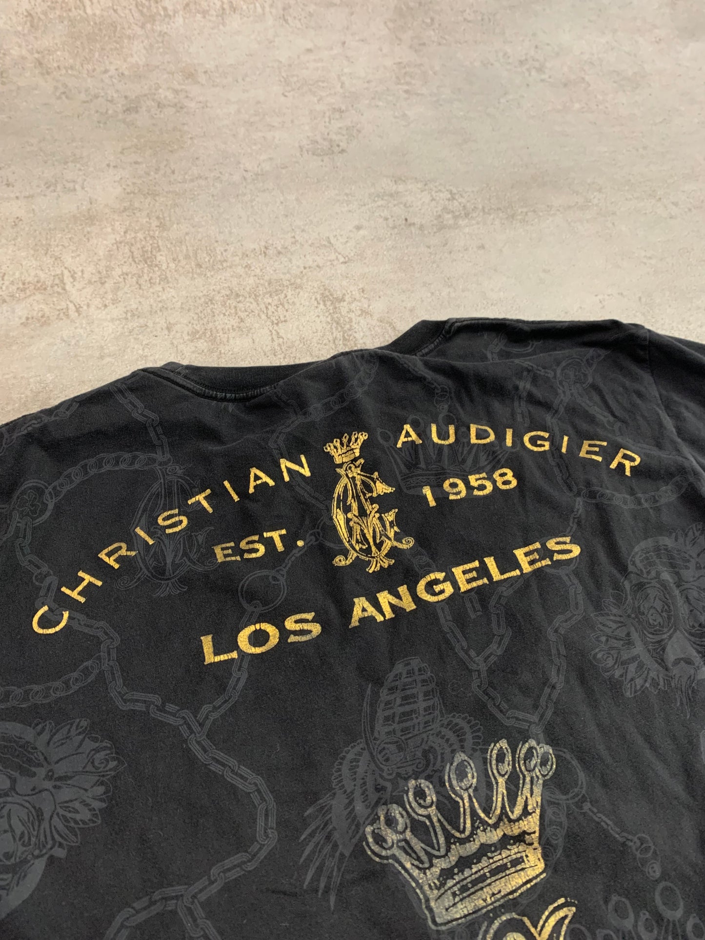 Camiseta Vintage Christian Audiger Y2K - M