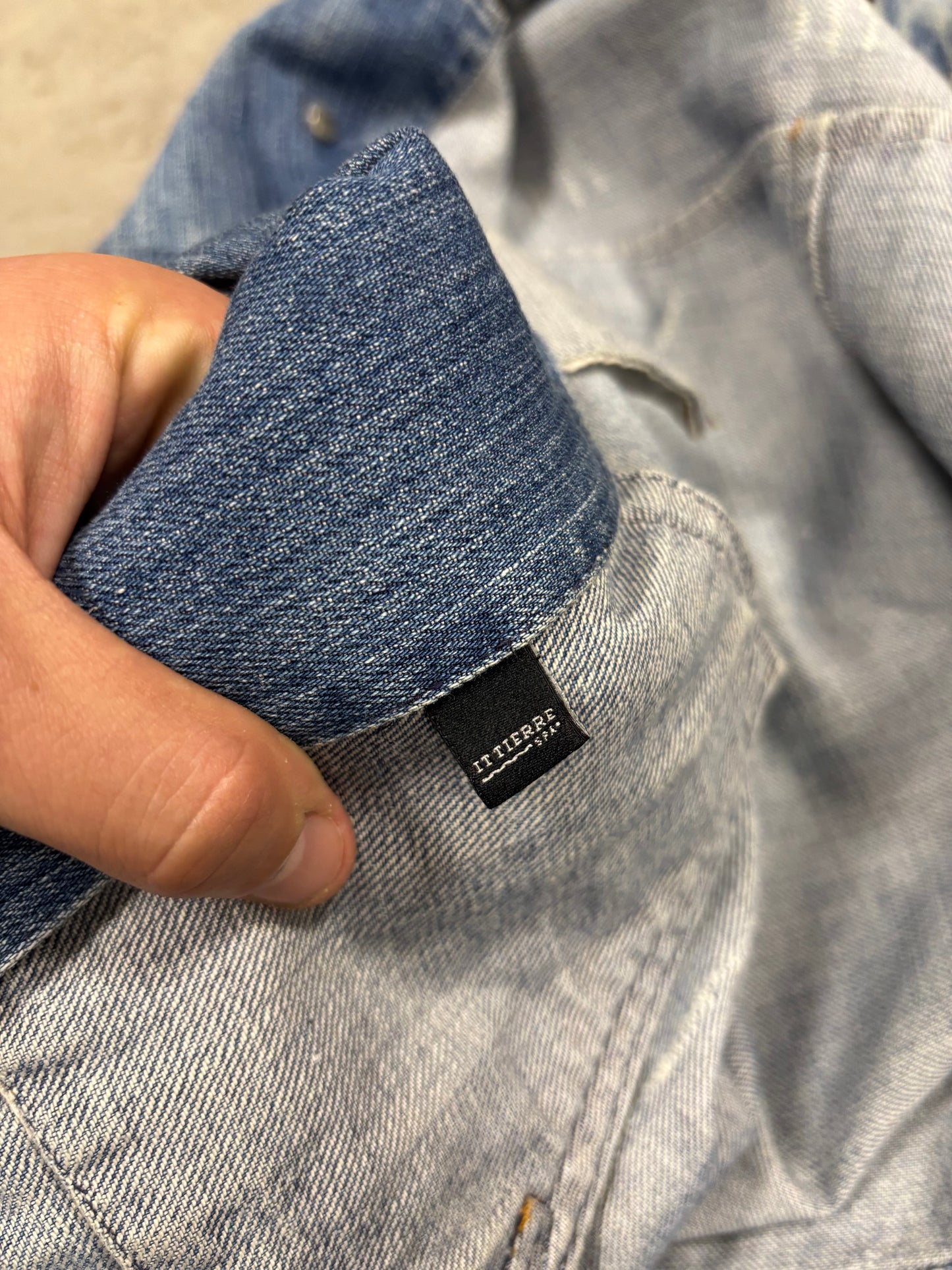 Chaqueta Modulable Vaquera Cargo Dolce & Gabbana 00s Vintage - S